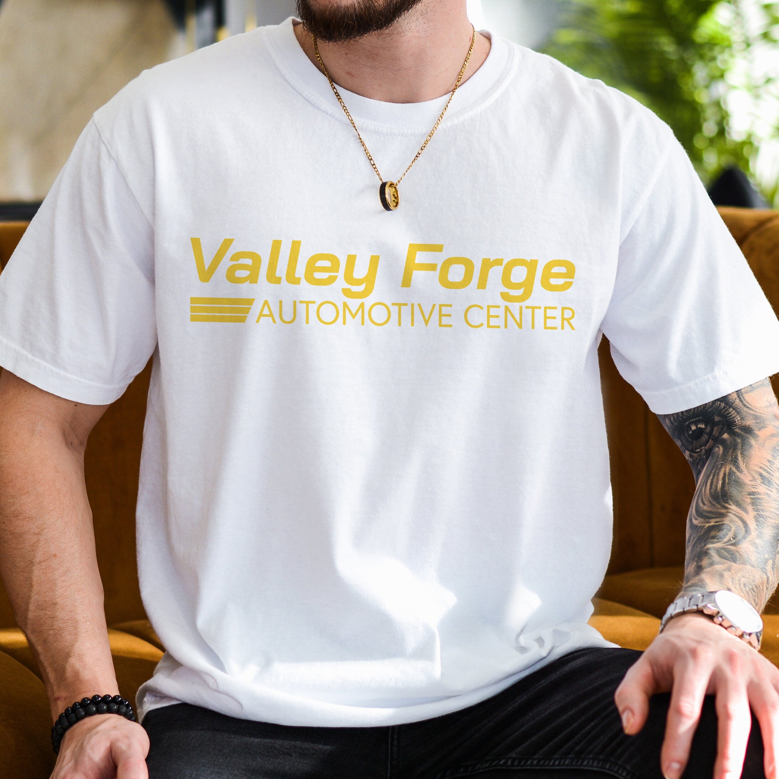 Valley Forge Automotive Center T-Shirt – Funny TV Series Graphic Tee
