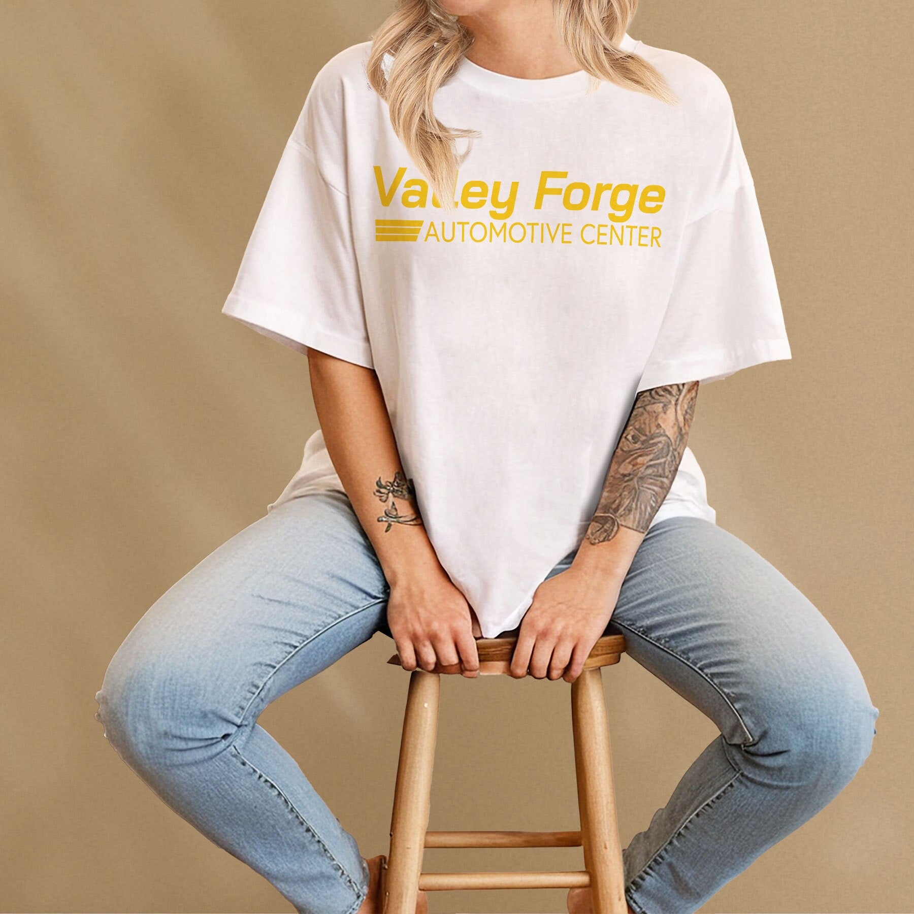 Valley Forge Automotive Center T-Shirt – Funny TV Series Graphic Tee