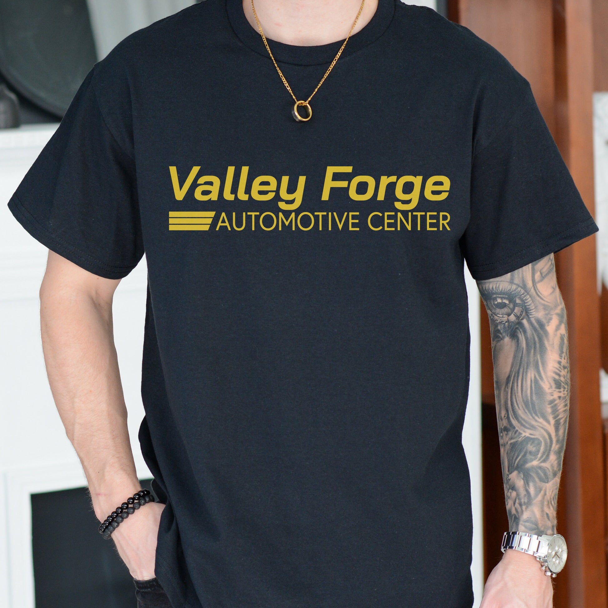 Valley Forge Automotive Center T-Shirt – Funny TV Series Graphic Tee