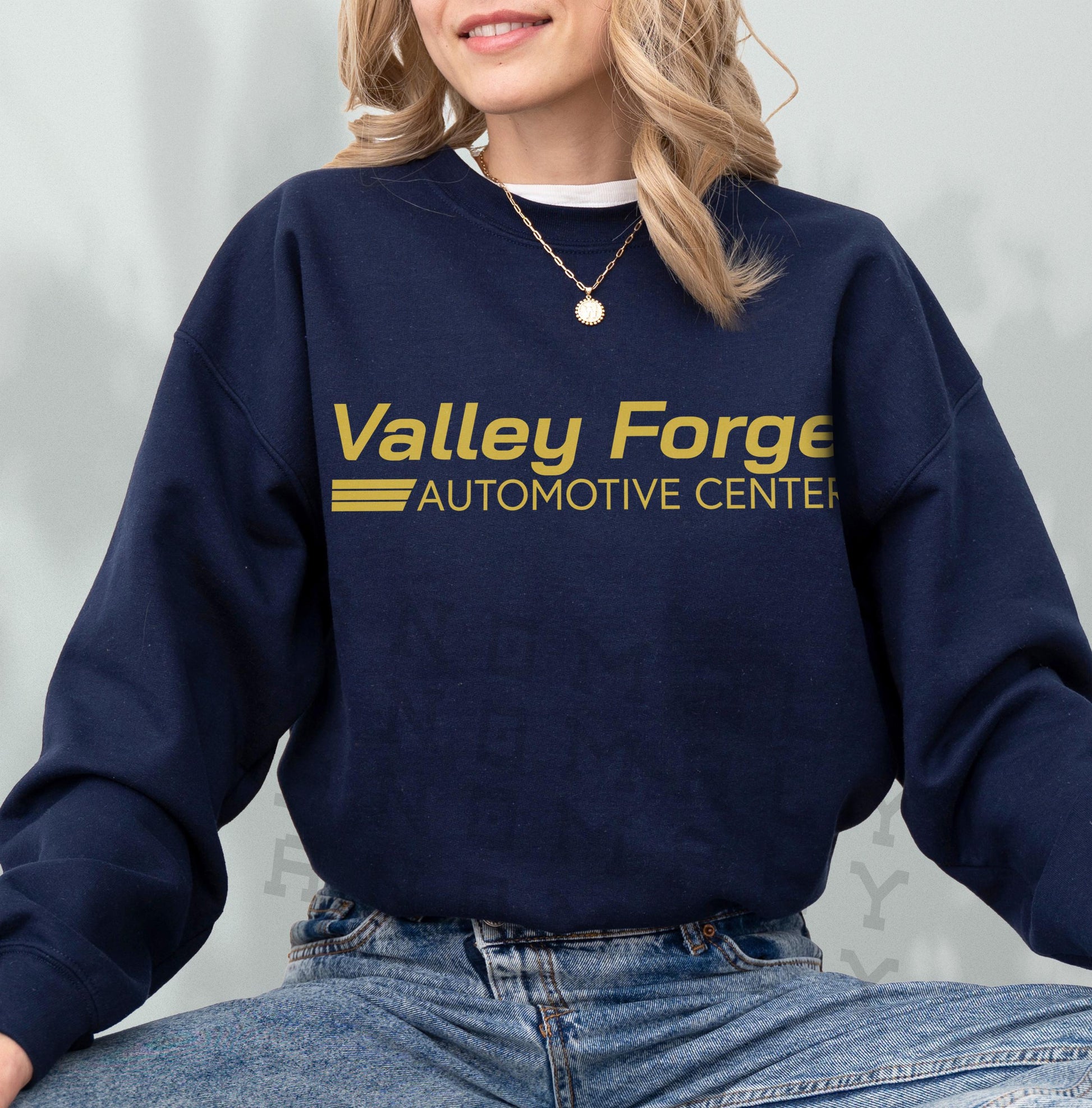 Valley Forge Automotive Sweatshirt – Funny TV Show Fan Apparel