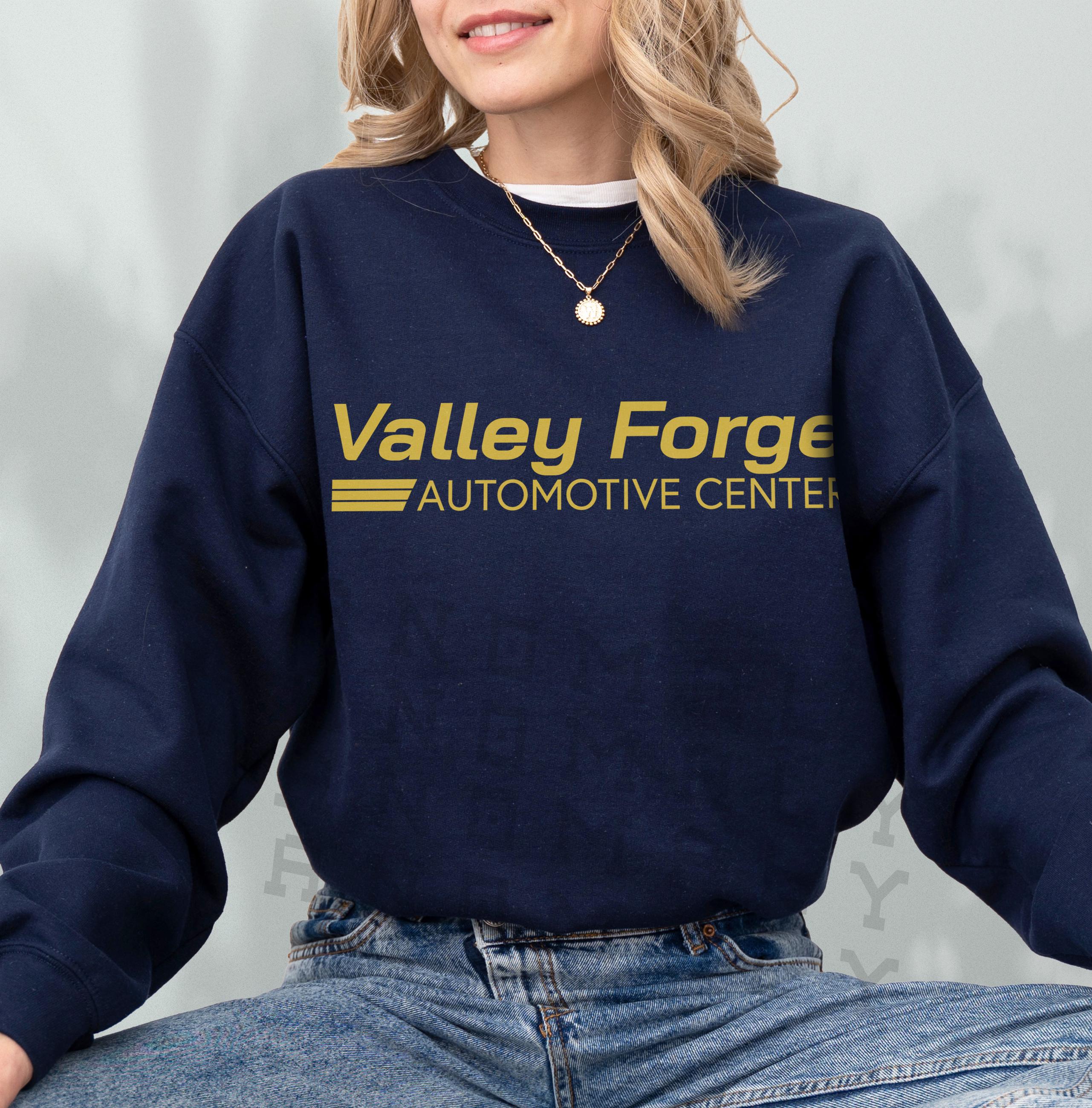 Valley Forge Automotive Sweatshirt – Funny TV Show Fan Apparel