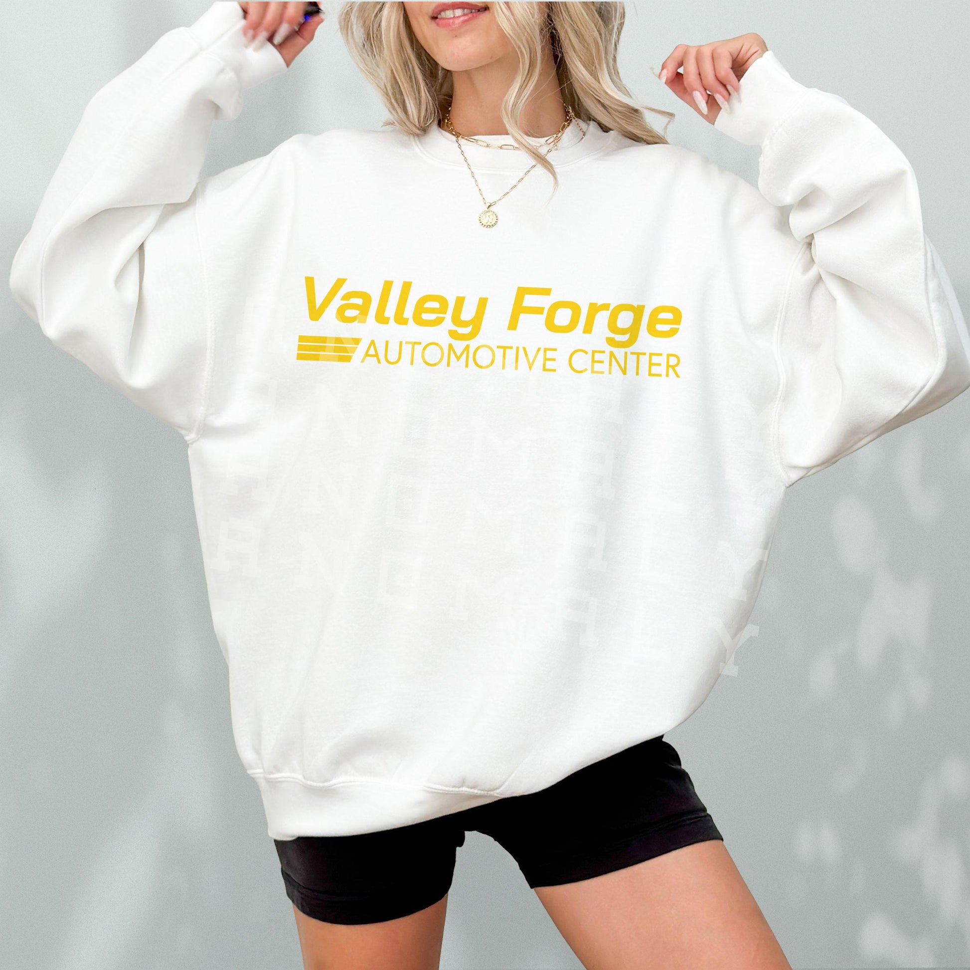 Valley Forge Automotive Sweatshirt – Funny TV Show Fan Apparel