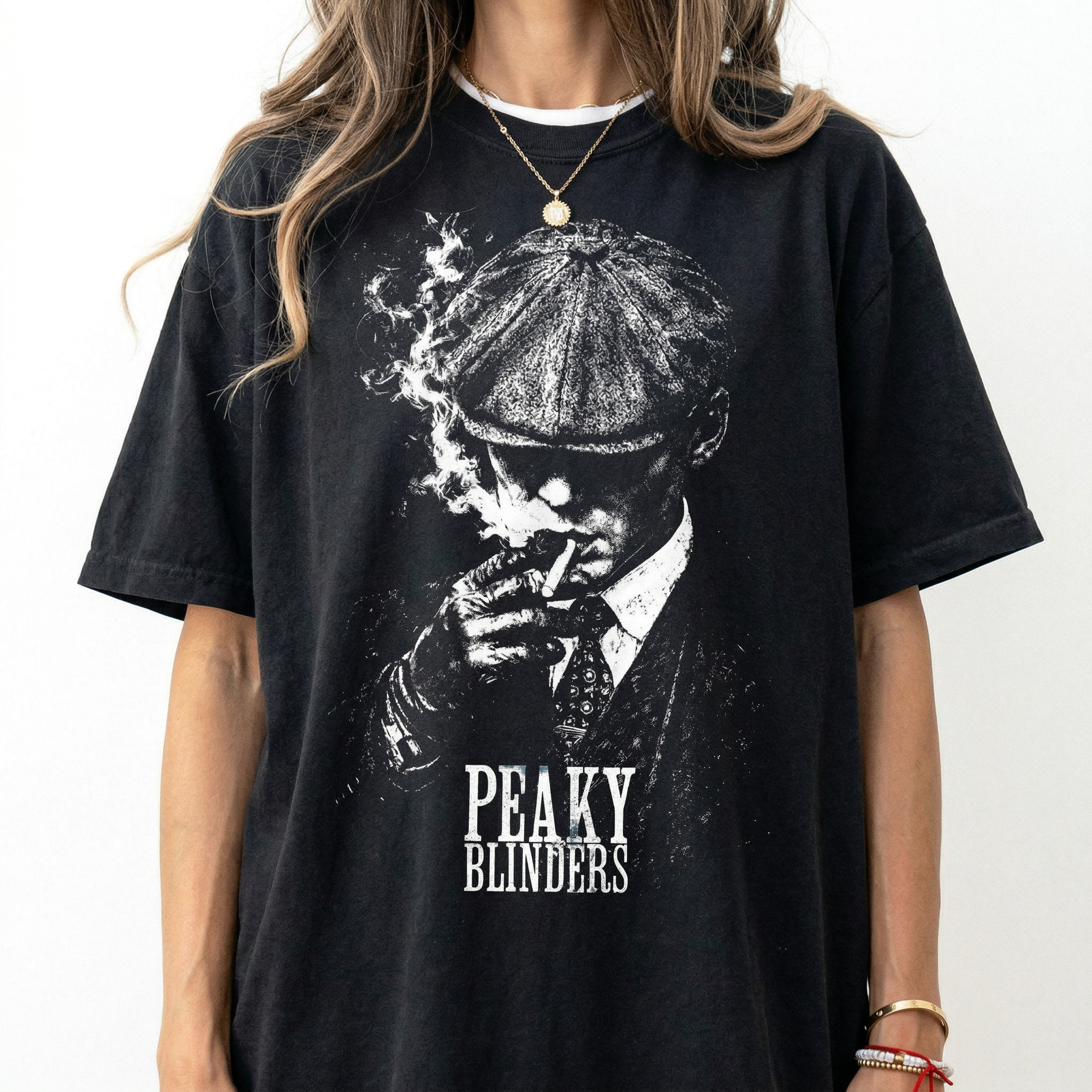 Vintage 1920s Gangster Graphic T-Shirt – Classic Peaky Blinders TV Style Fan Gift Tee