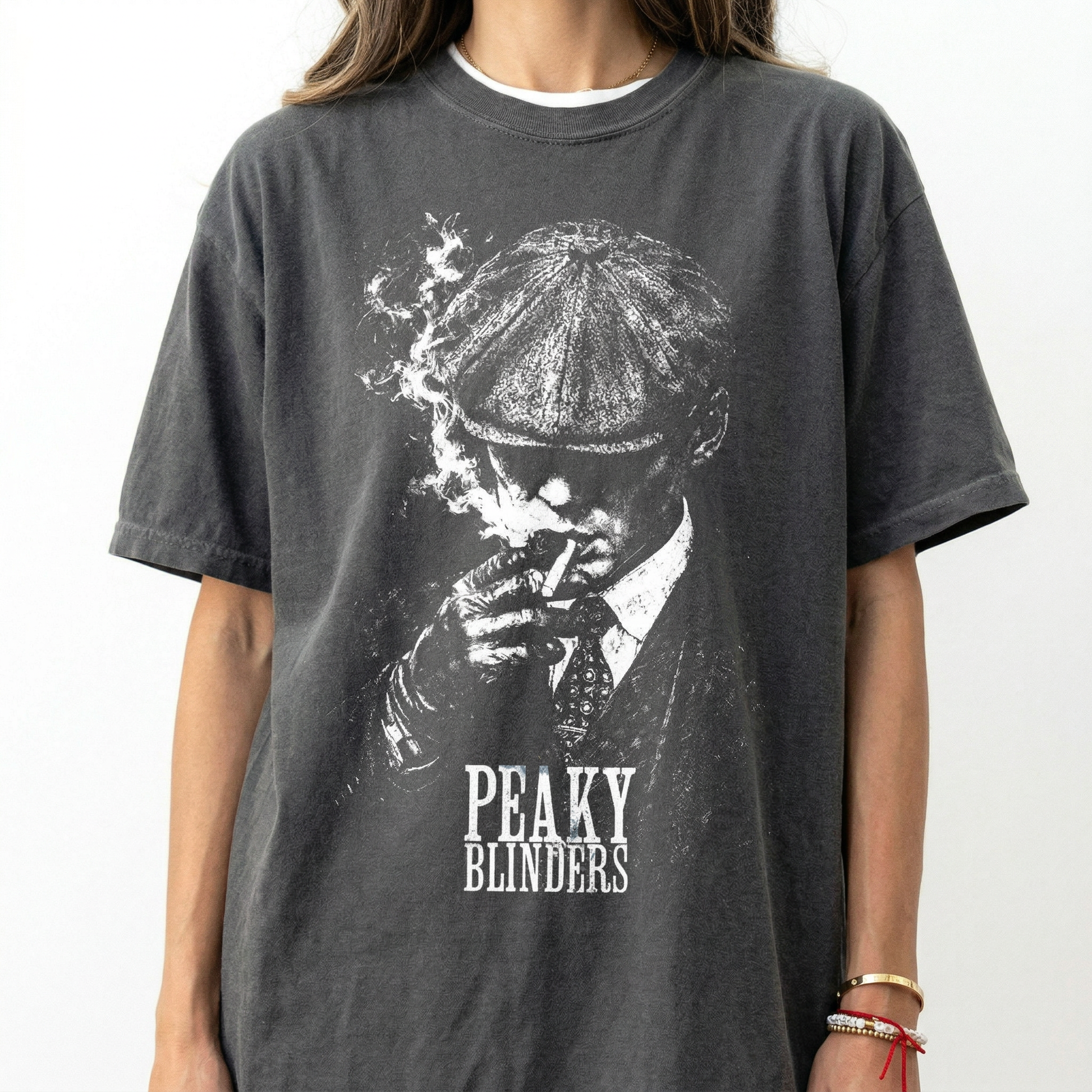 Vintage 1920s Gangster Graphic T-Shirt – Classic Peaky Blinders TV Style Fan Gift Tee