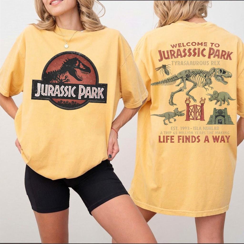 Vintage 90s Dinosaur Graphic T-Shirt – Retro Dino Adventure Unisex Tee