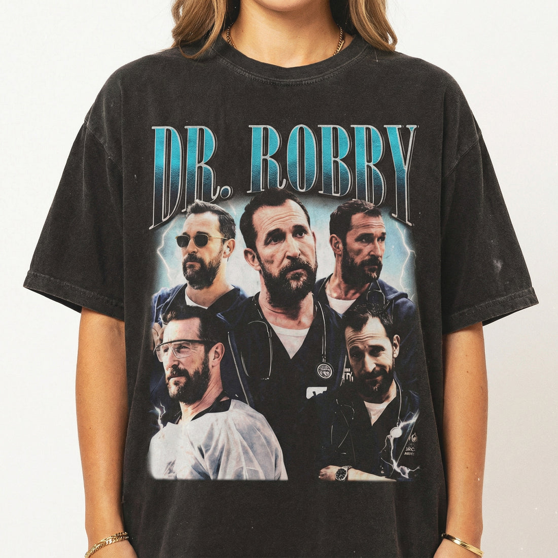 Vintage 90s Dr. Robby Doctor Graphic T-Shirt – Retro Unisex Sweatshirt Style Tee