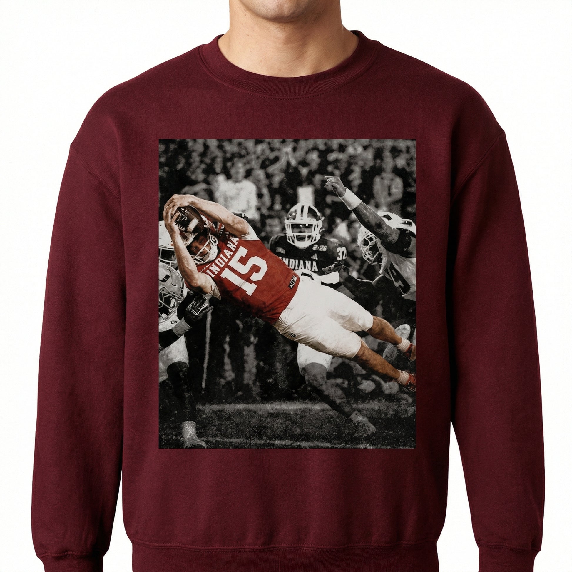 Vintage 90s Football Mendoza Graphic T-Shirt – Retro Sports Style Tee