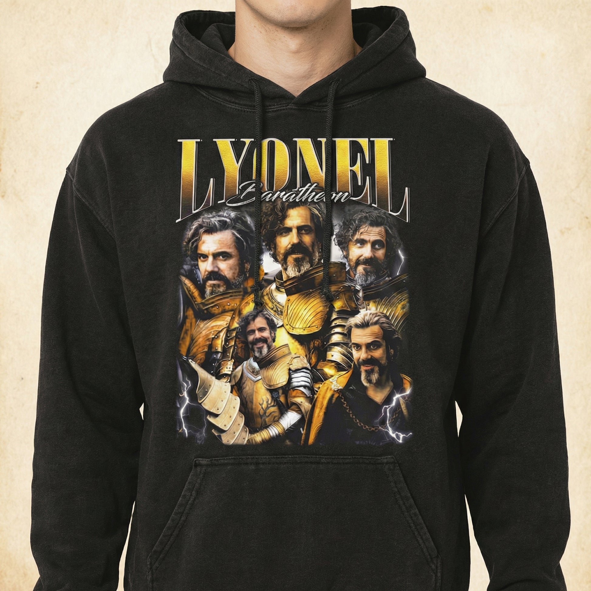Vintage 90s Medieval Knight Lyonel Baratheon Graphic T-Shirt – Unisex Retro Fantasy Sweatshirt