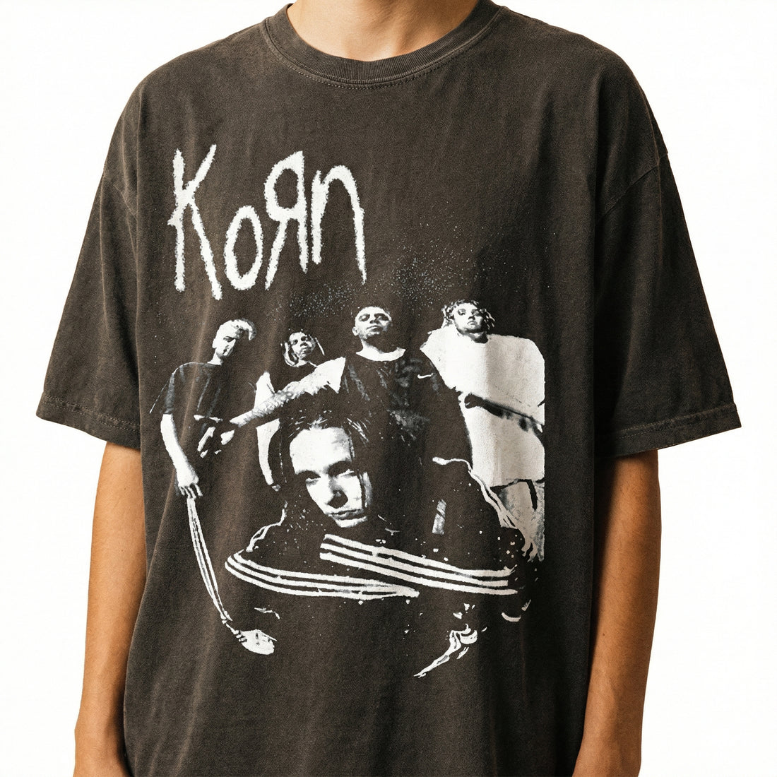 Vintage 90s Nu Metal Rock Graphic T-Shirt – Retro Grunge Band Style Tee