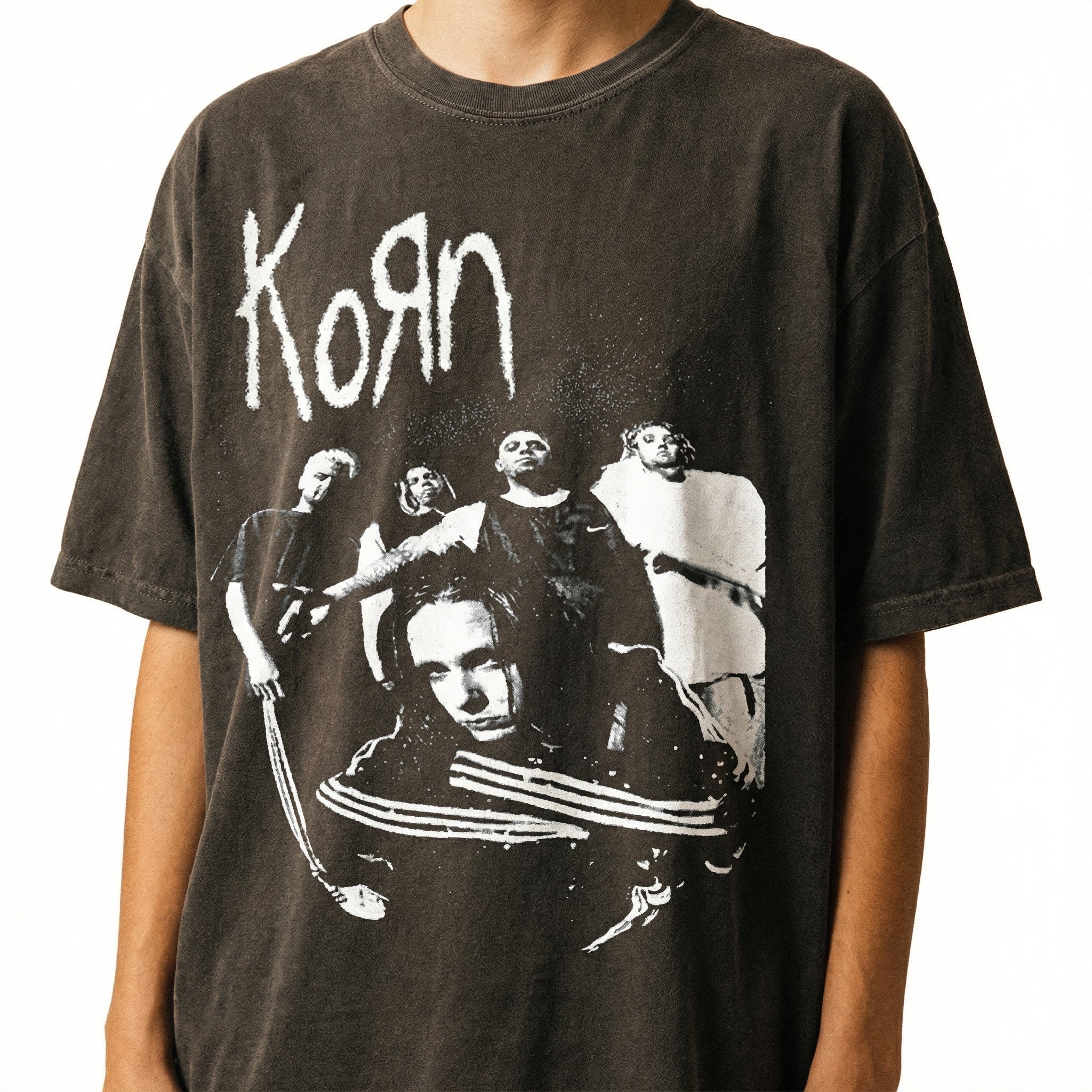 Vintage 90s Nu Metal Rock Graphic T-Shirt – Retro Grunge Band Style Tee