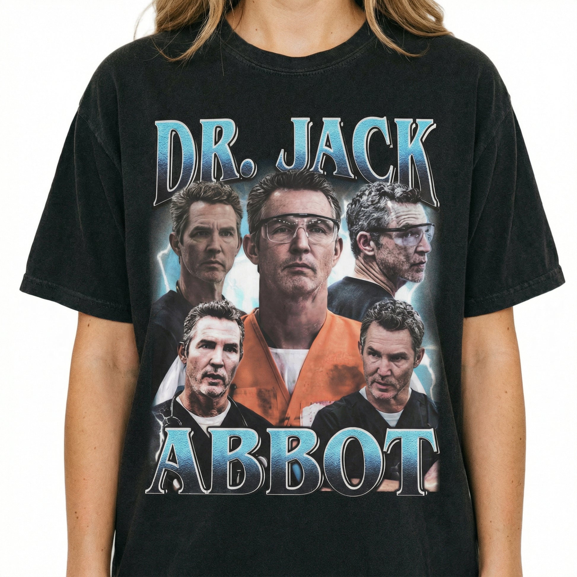 Vintage 90s Retro Dr. Jack Abbot Doctor Graphic T-Shirt – Unisex