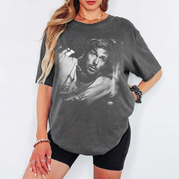 Vintage 90s Sci-Fi Space Graphic T-Shirt – Retro Movie Ryland Grace Ryan Gosling Tee