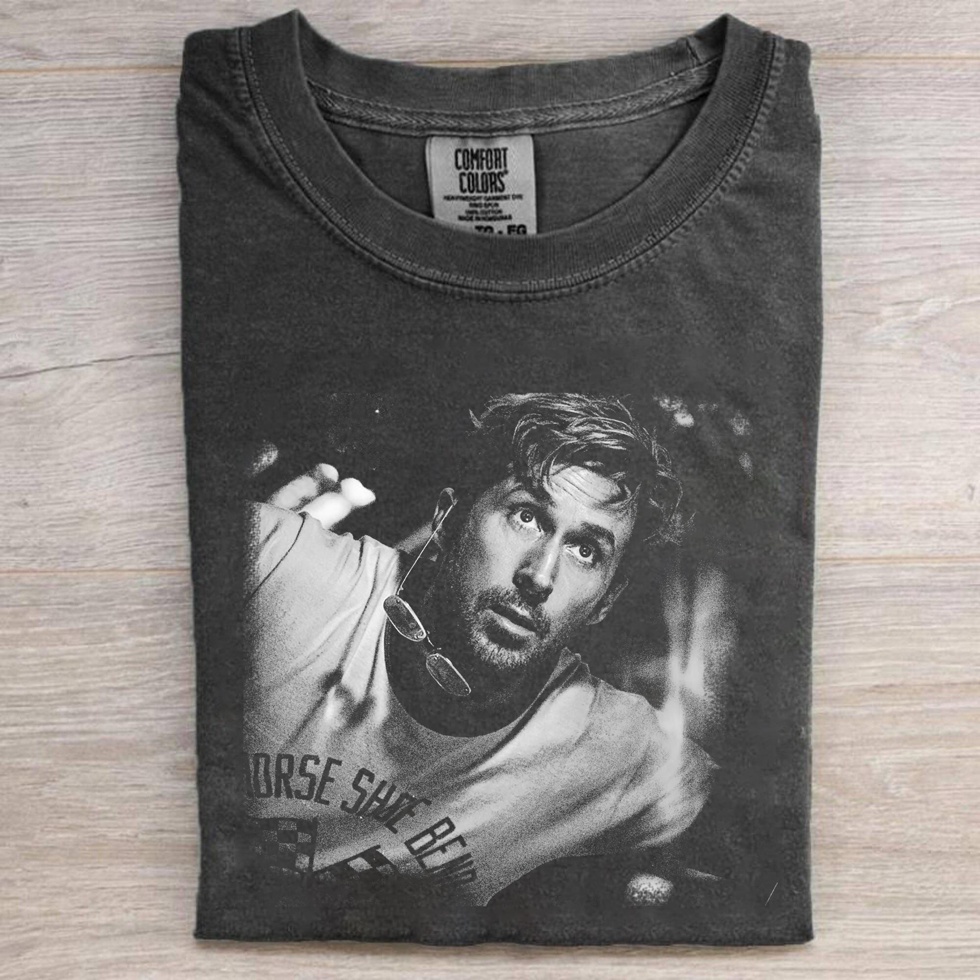 Vintage 90s Sci-Fi Space Graphic T-Shirt – Retro Movie Ryland Grace Ryan Gosling Tee
