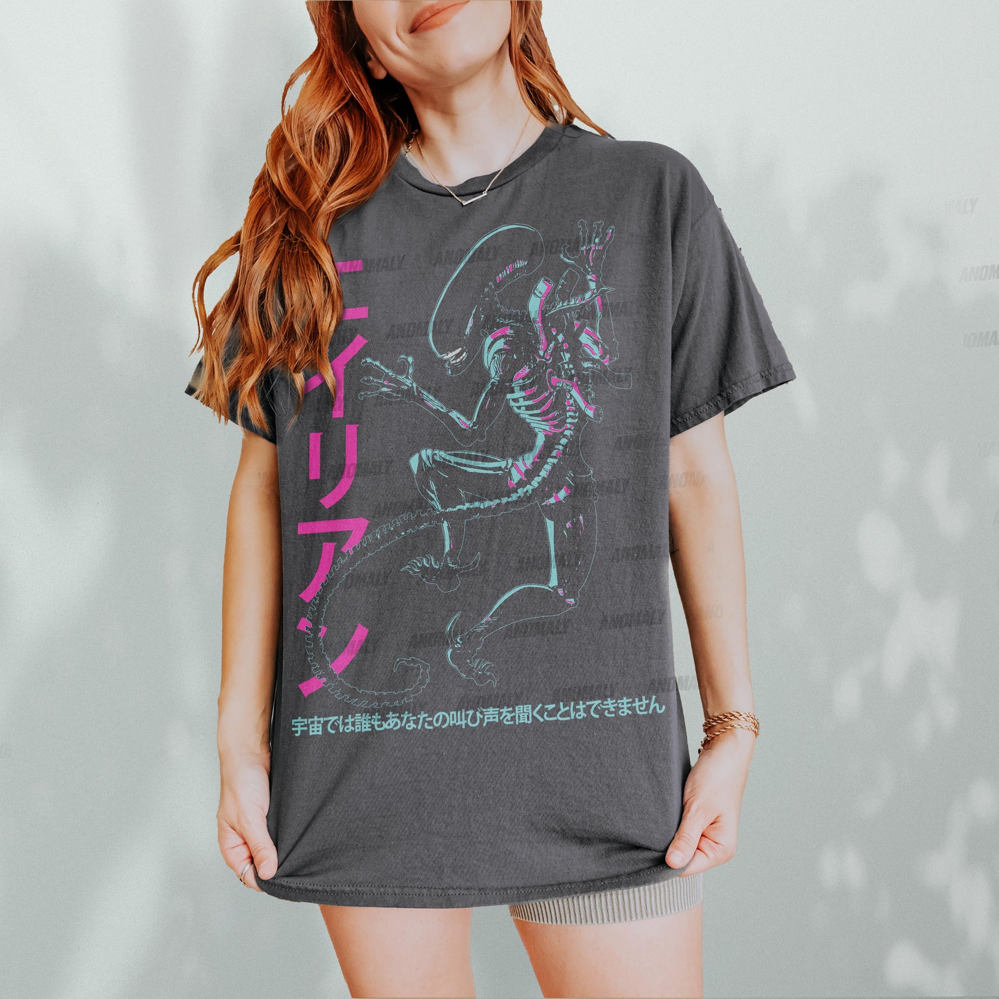 Vintage Alien T-Shirt – Retro Japanese Xenomorph Graphic Tee