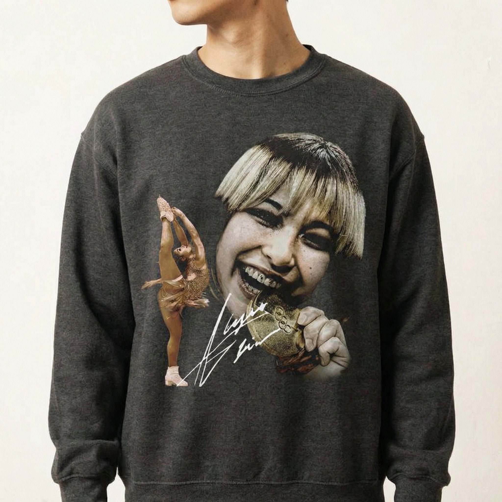 Vintage Alysa Liu Ice Skater T-Shirt – 90s Style Figure Skating Graphic Tee