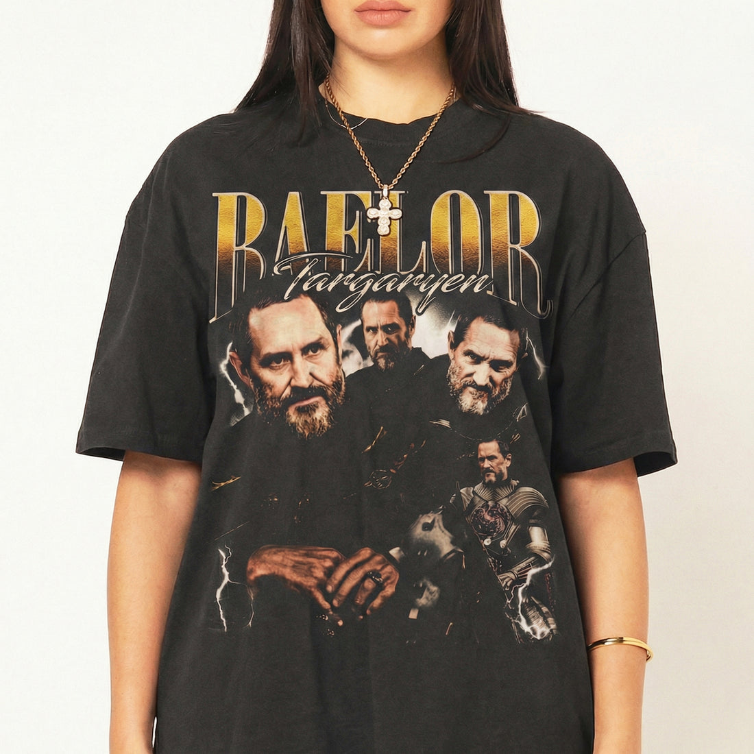 Vintage Baelor Targaryen Shirt – 90s Medieval Graphic Tee