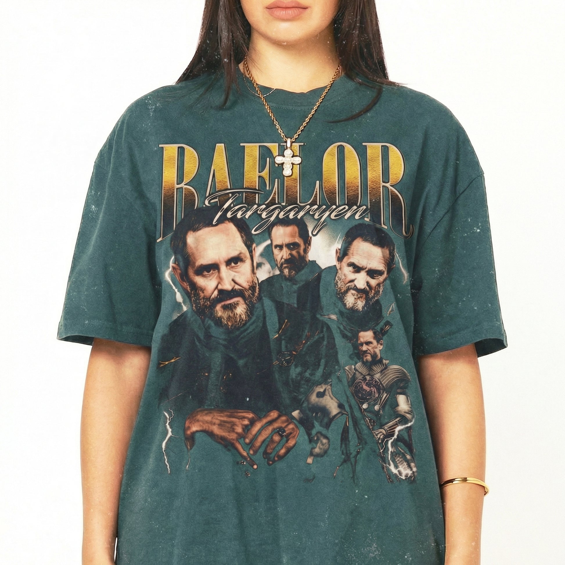 Vintage Baelor Targaryen Shirt – 90s Medieval Graphic Tee
