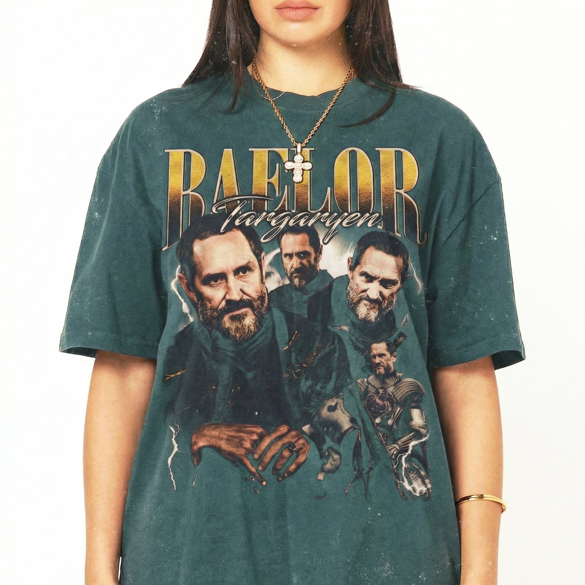 Vintage Baelor Targaryen Shirt – 90s Medieval Graphic Tee