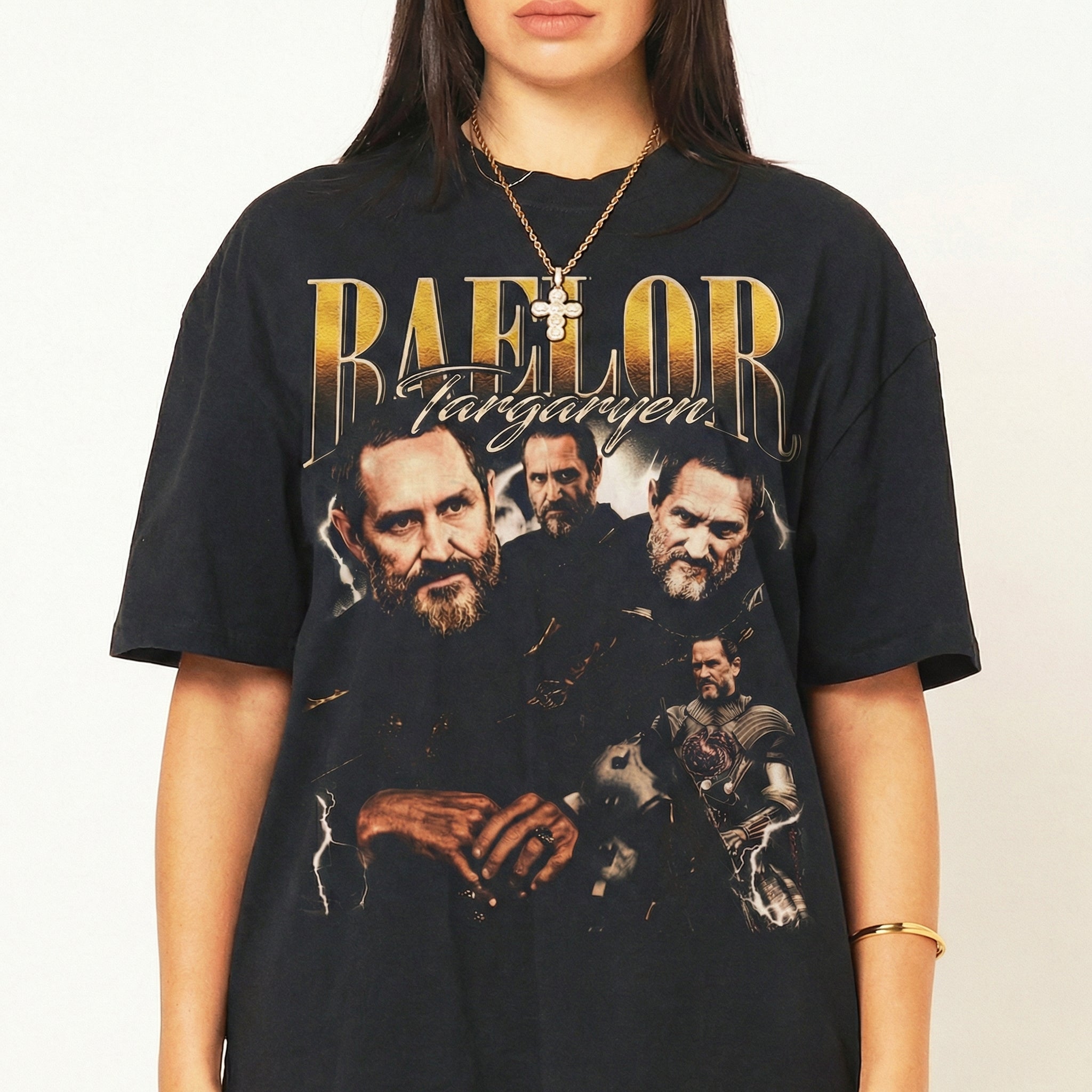 Vintage Baelor Targaryen Shirt – 90s Medieval Graphic Tee – Gearcouple