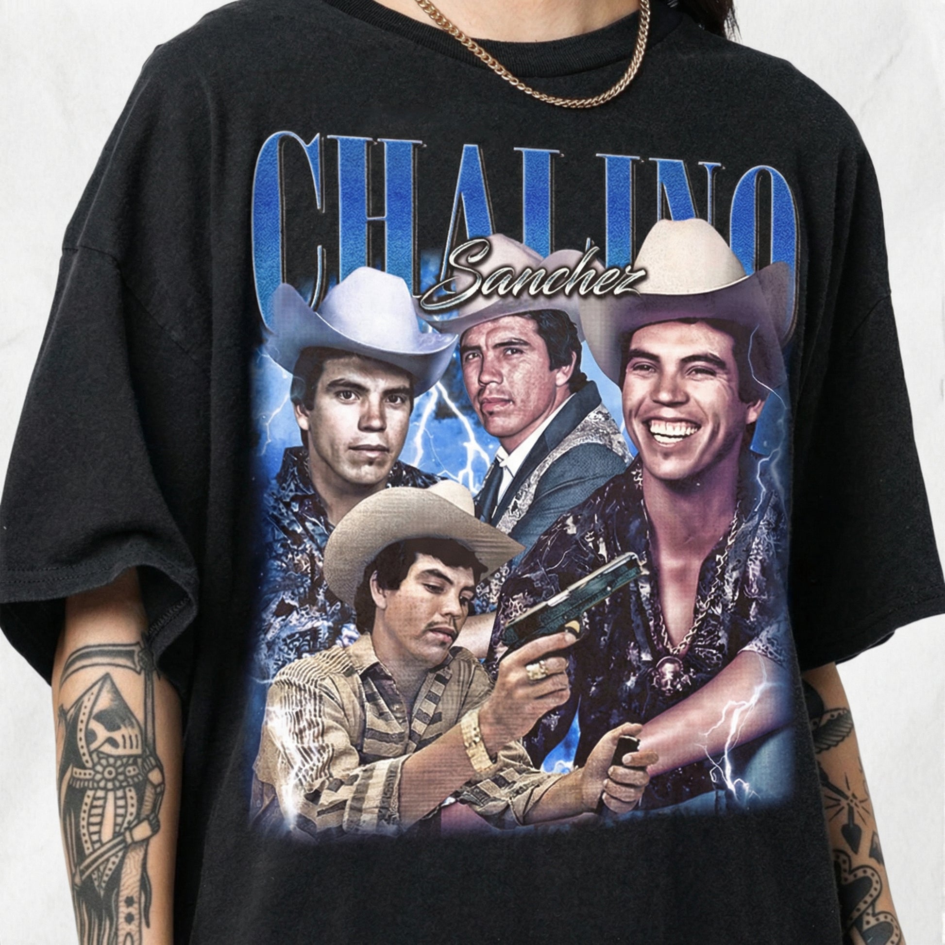 Vintage Chalino Sanchez Music Inspired Graphic T-Shirt – Retro Western Unisex Tee
