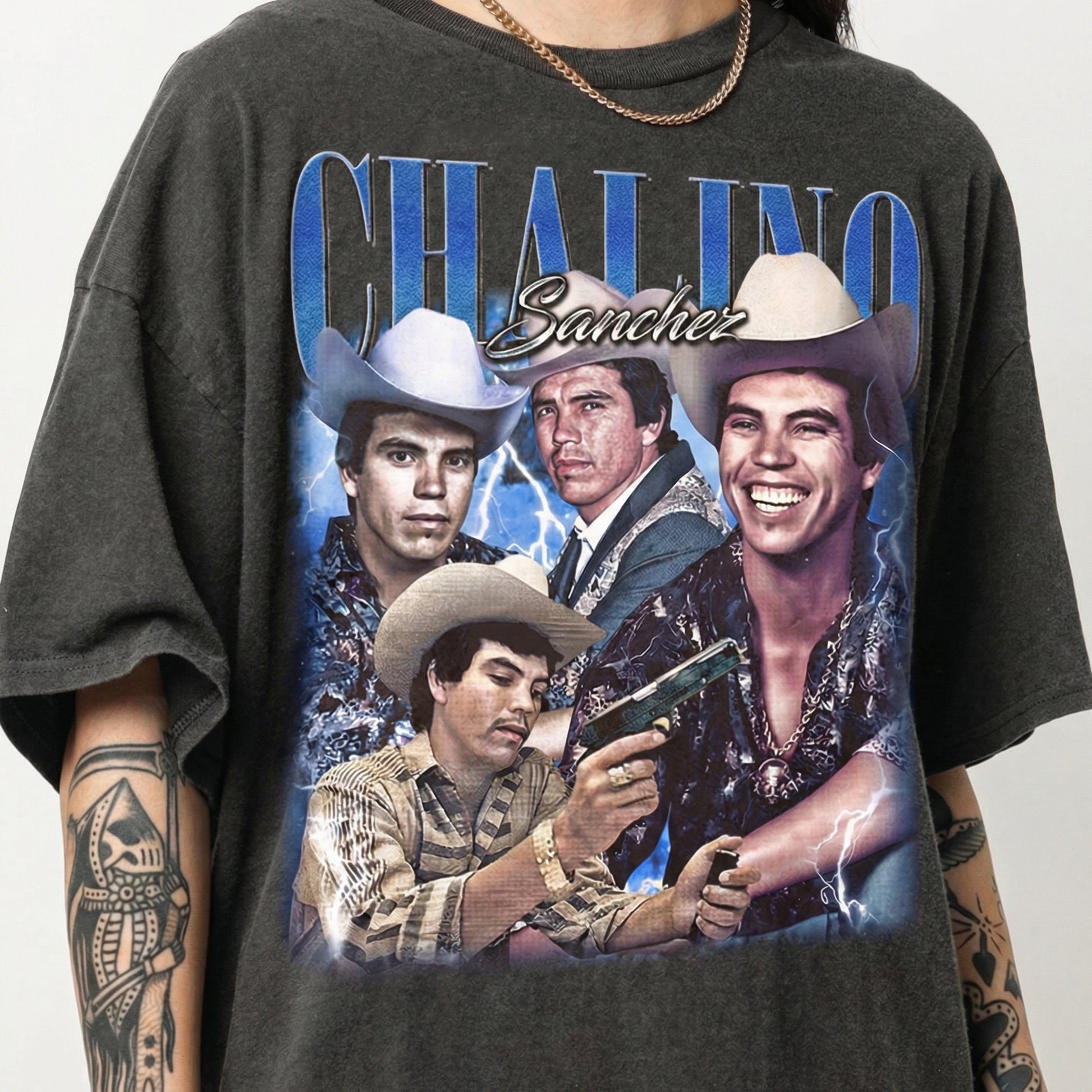 Vintage Chalino Sanchez Music Inspired Graphic T-Shirt – Retro Western Unisex Tee