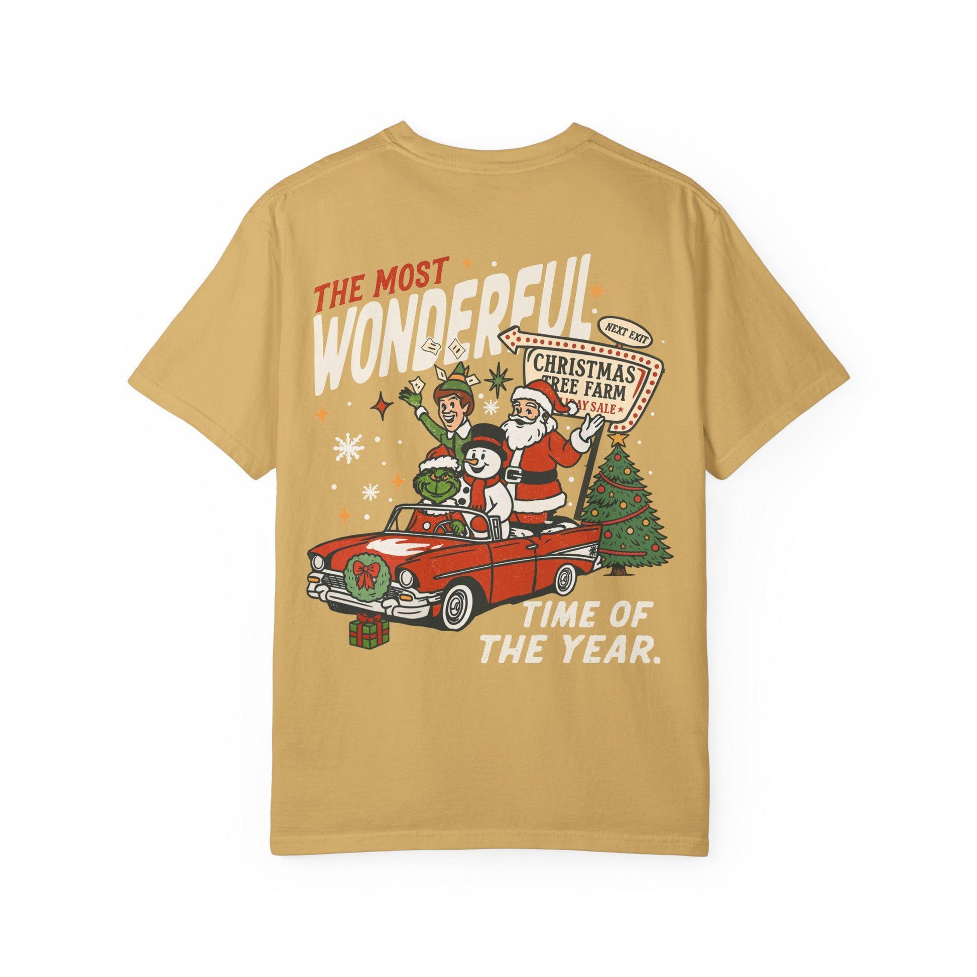 Vintage Christmas Characters T-Shirt Retro Santa Shirt Funny Holiday Movie Tee Most Wonderful Time Shirt