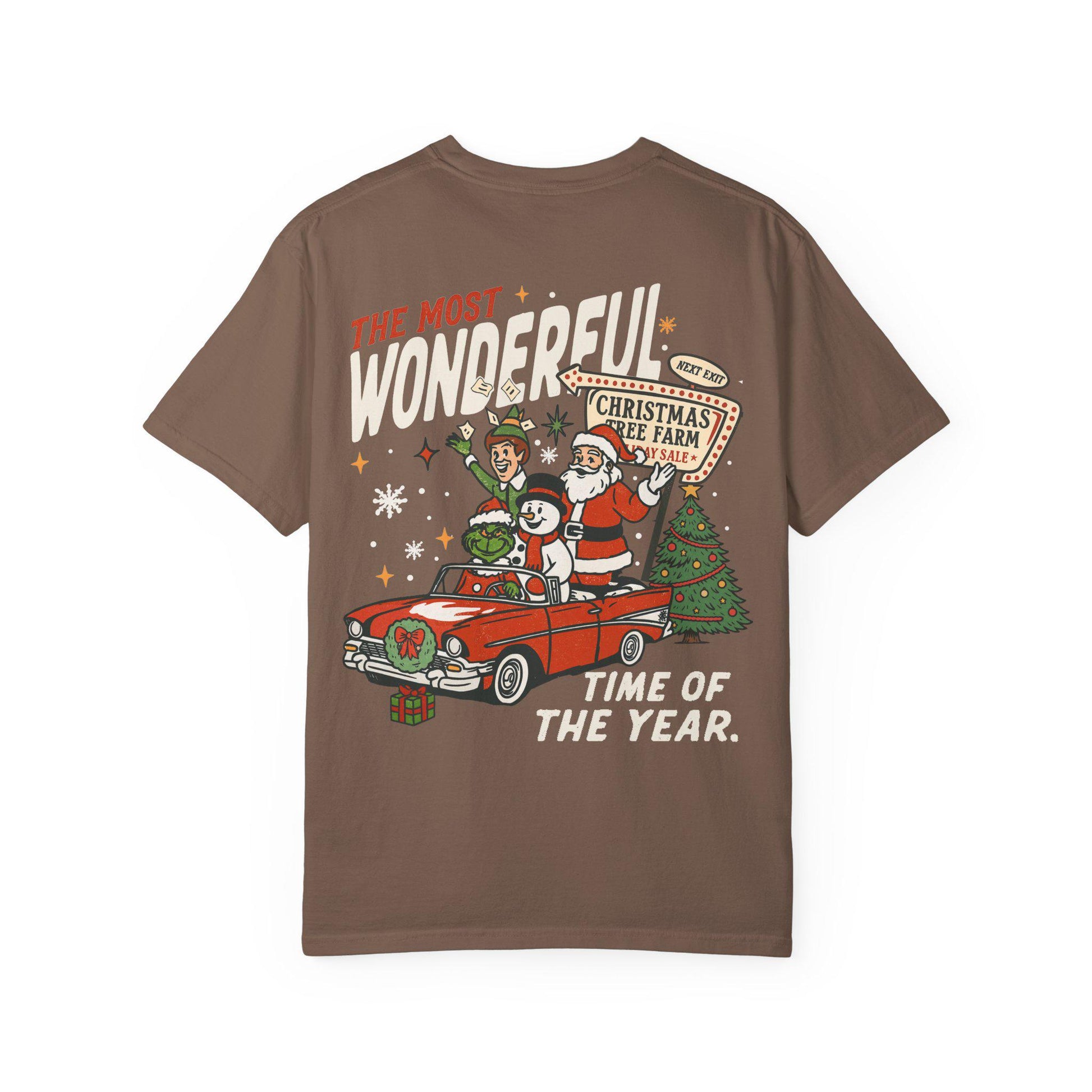 Vintage Christmas Characters T-Shirt Retro Santa Shirt Funny Holiday Movie Tee Most Wonderful Time Shirt