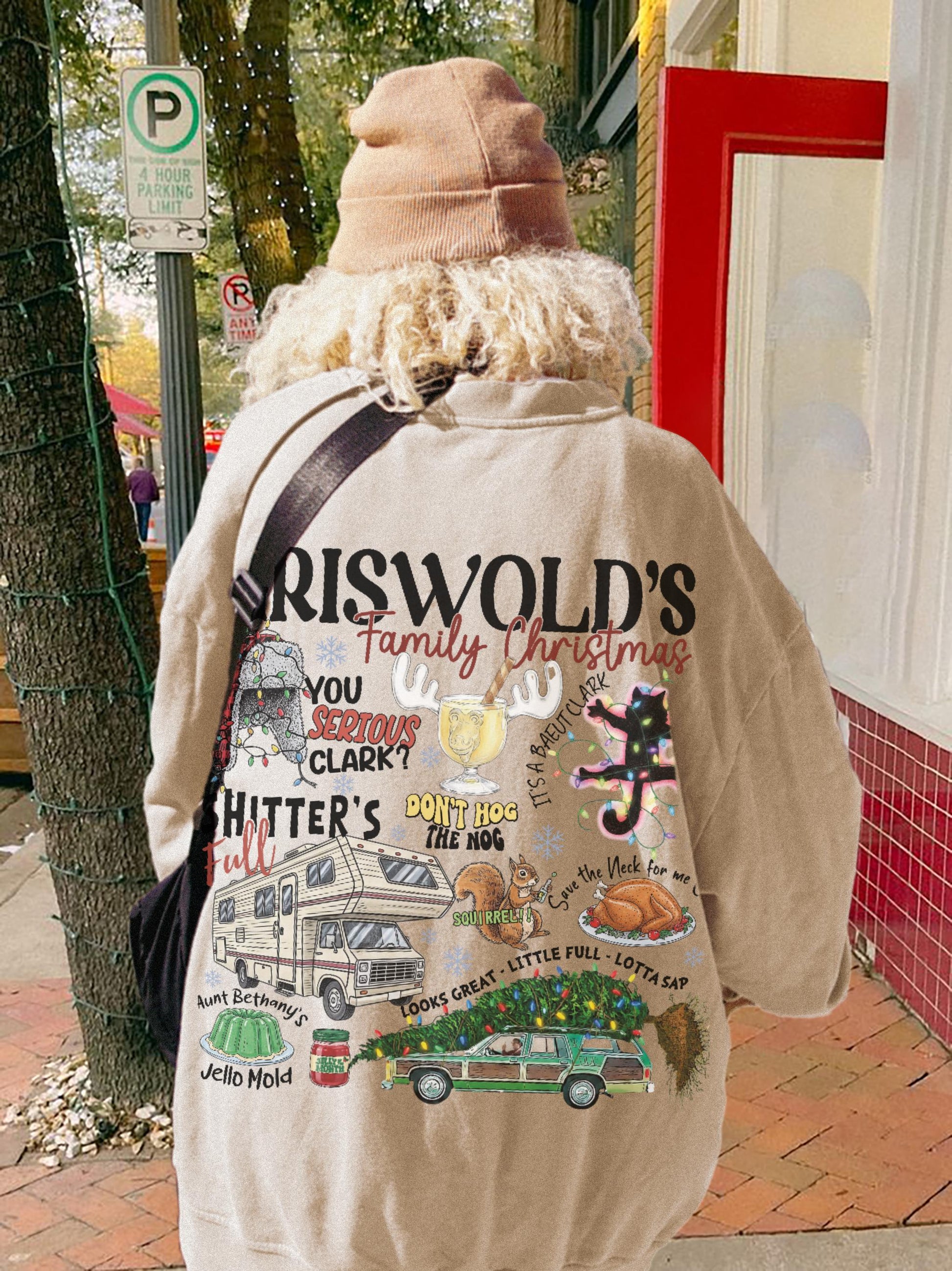 Vintage Christmas Vacation Movie Sweatshirt Funny Griswold Co Sweater Holiday Tree Pullover