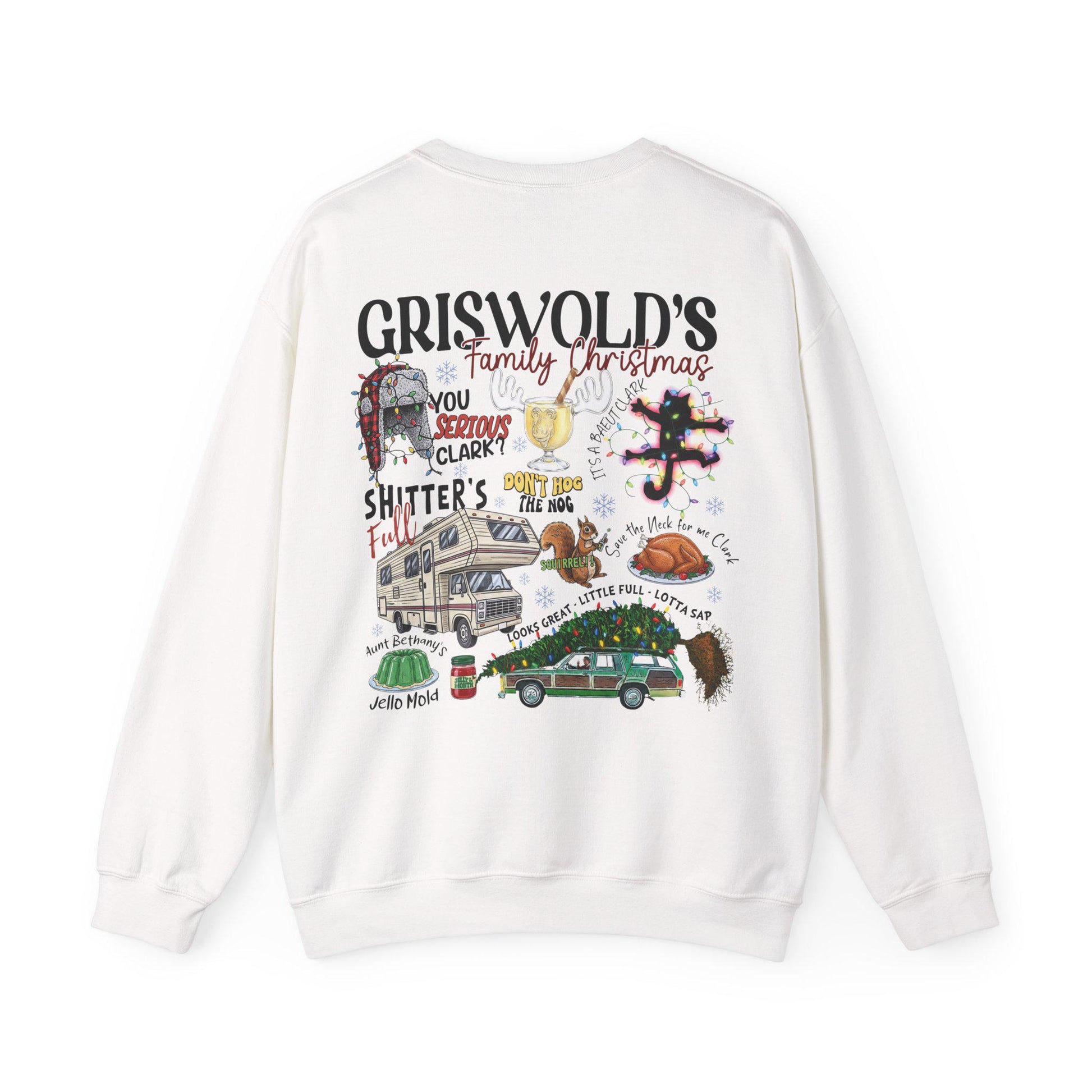 Vintage Christmas Vacation Movie Sweatshirt Funny Griswold Co Sweater Holiday Tree Pullover