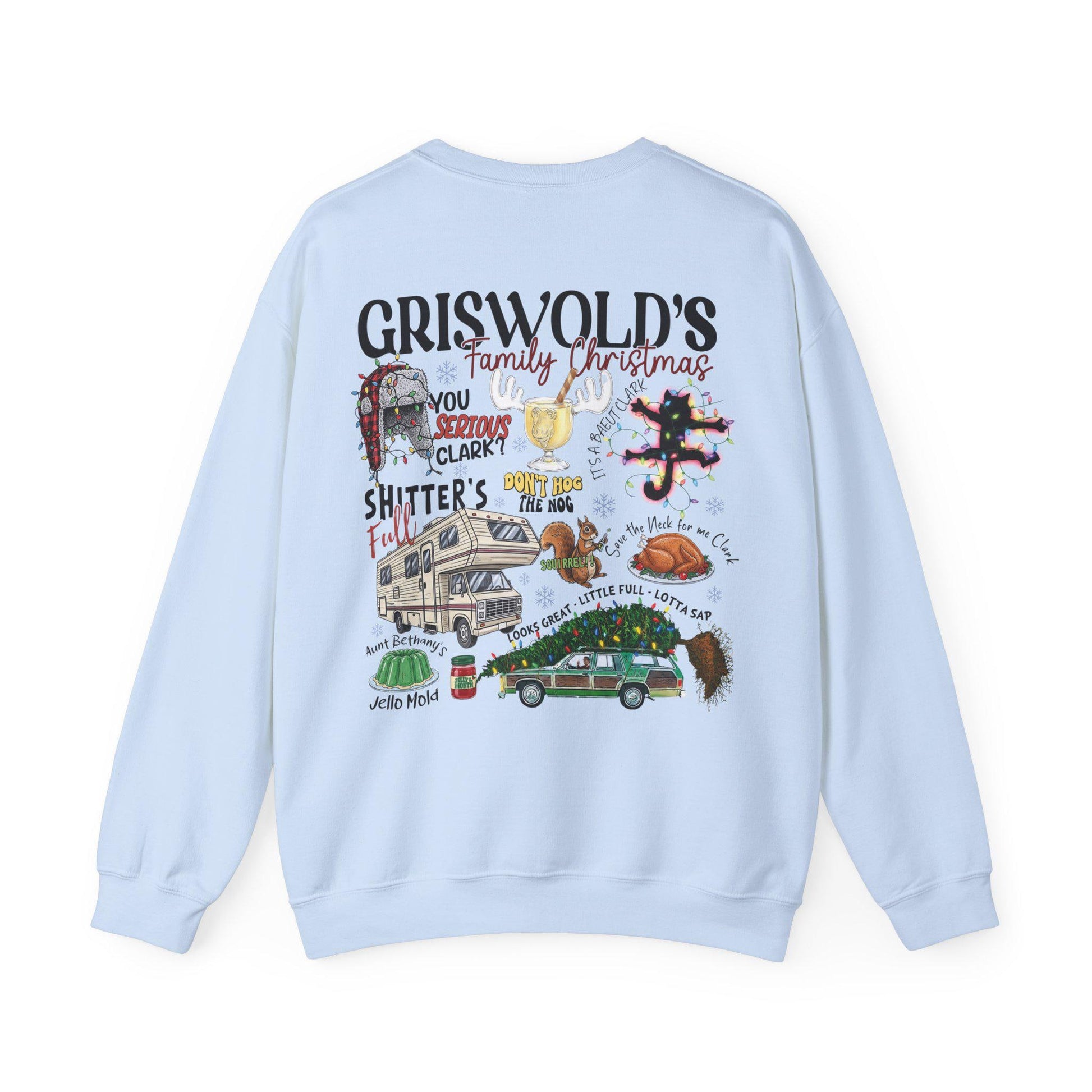 Vintage Christmas Vacation Movie Sweatshirt Funny Griswold Co Sweater Holiday Tree Pullover