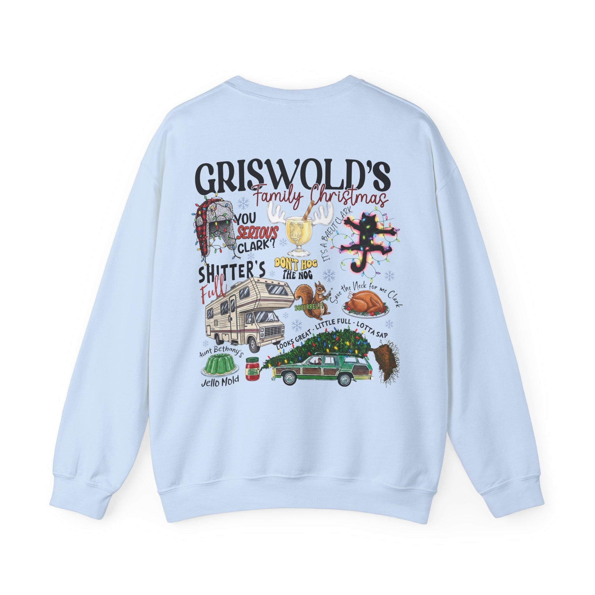 Vintage Christmas Vacation Movie Sweatshirt Funny Griswold Co Sweater Holiday Tree Pullover