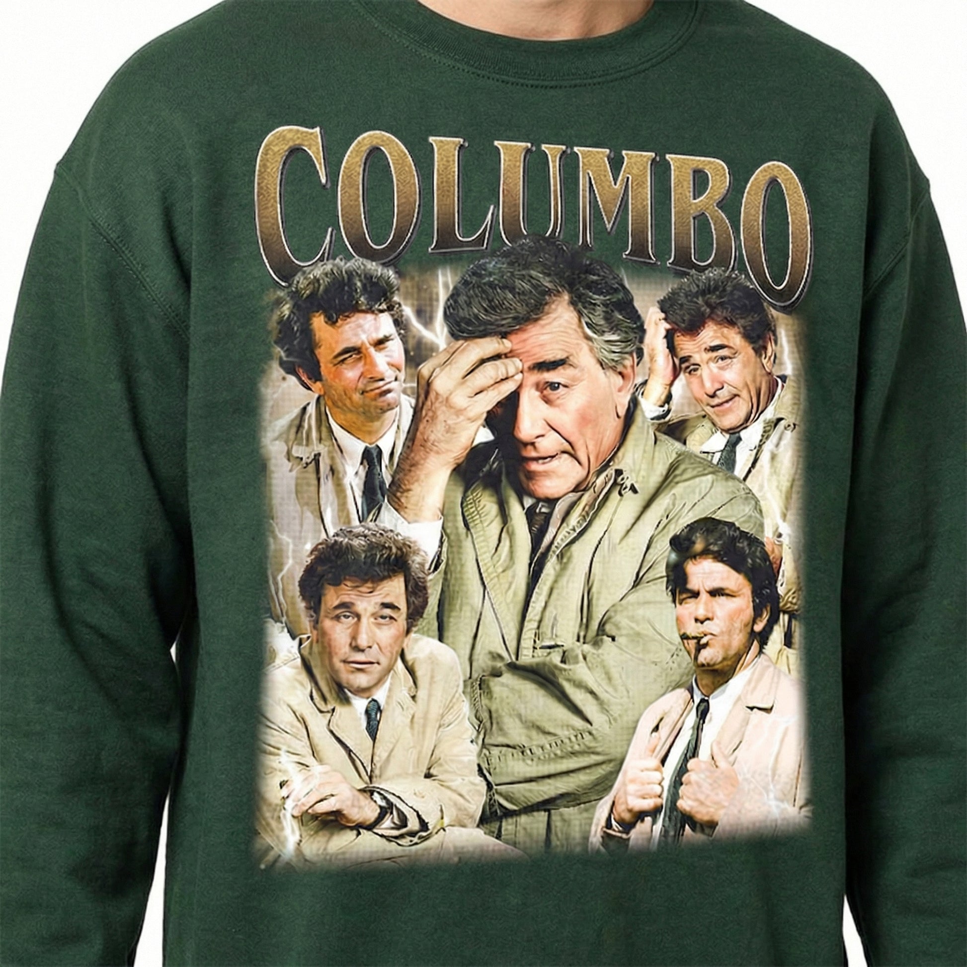 Vintage Columbo Detective Inspired Graphic T-Shirt – Retro Crime TV Style Unisex Tee