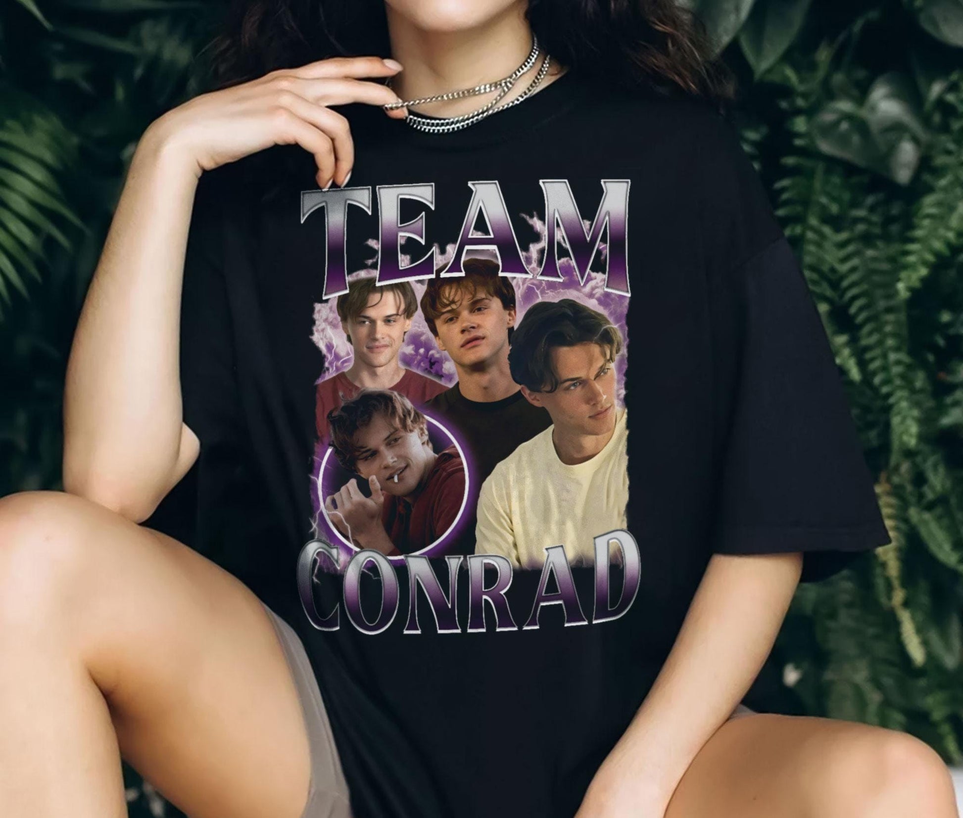 Vintage Conrad Fisher Shirt – Girl’s Dinner Tee – Team Conrad Retro Top – Summer Romance Shirt