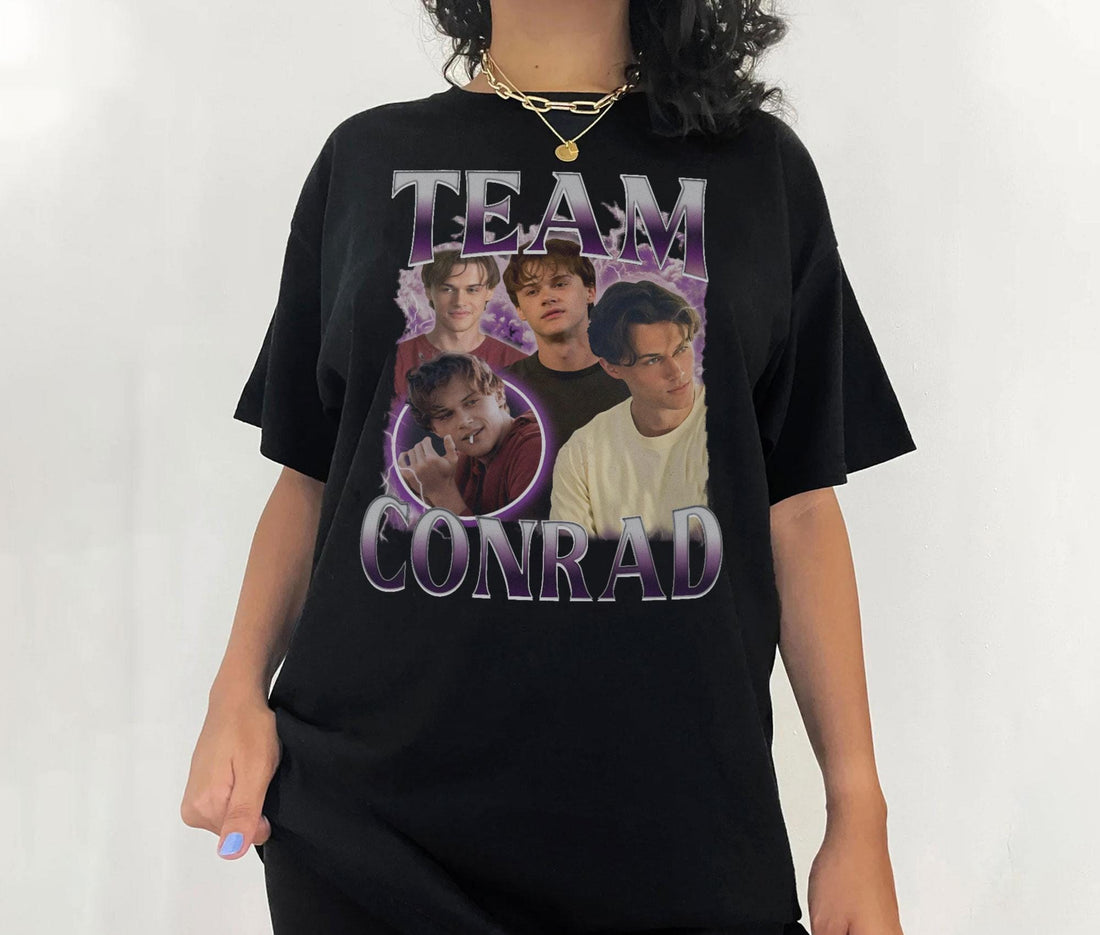 Vintage Conrad Fisher Shirt – Girl’s Dinner Tee – Team Conrad Retro Top – Summer Romance Shirt