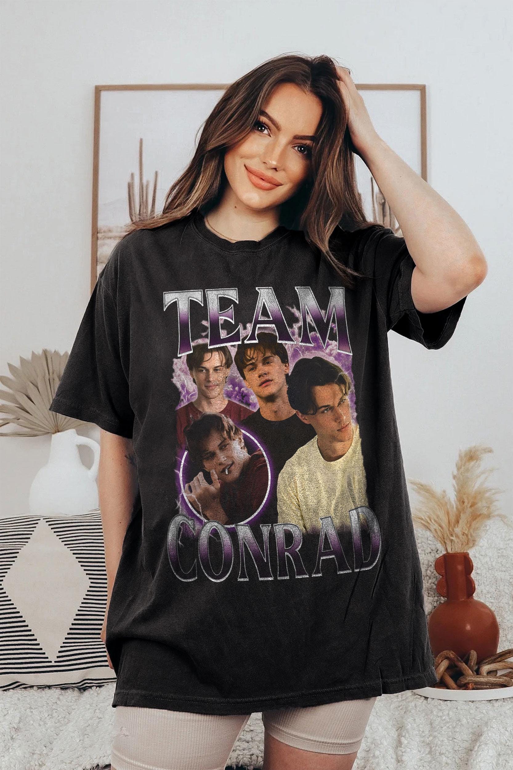 Vintage Conrad Fisher Shirt – Girl’s Dinner Tee – Team Conrad Retro Top – Summer Romance Shirt