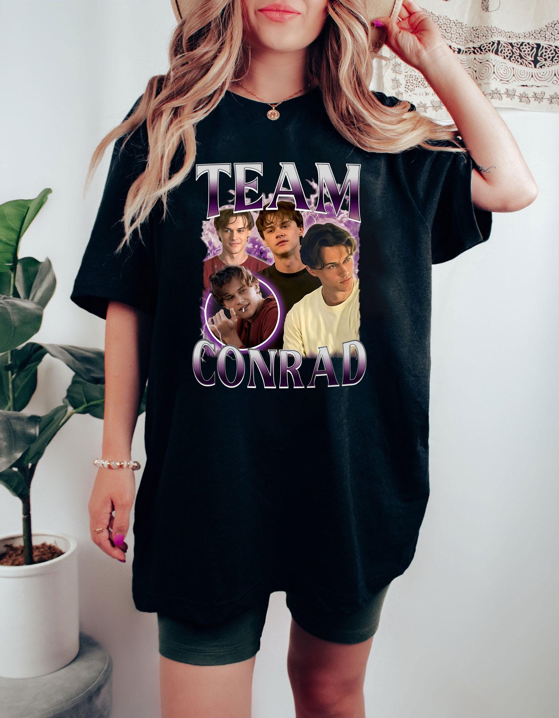 Vintage Conrad Fisher Shirt – Girl’s Dinner Tee – Team Conrad Retro Top – Summer Romance Shirt