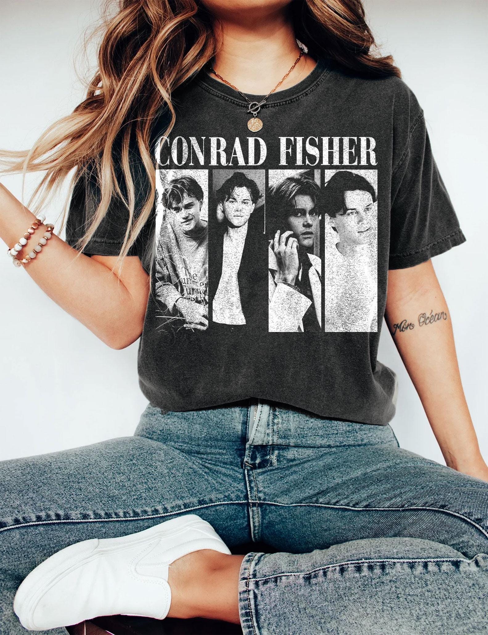 Vintage Conrad Fisher Shirt – Retro Team Conrad Tee – Summer Romance Graphic – Girl’s Dinner Top