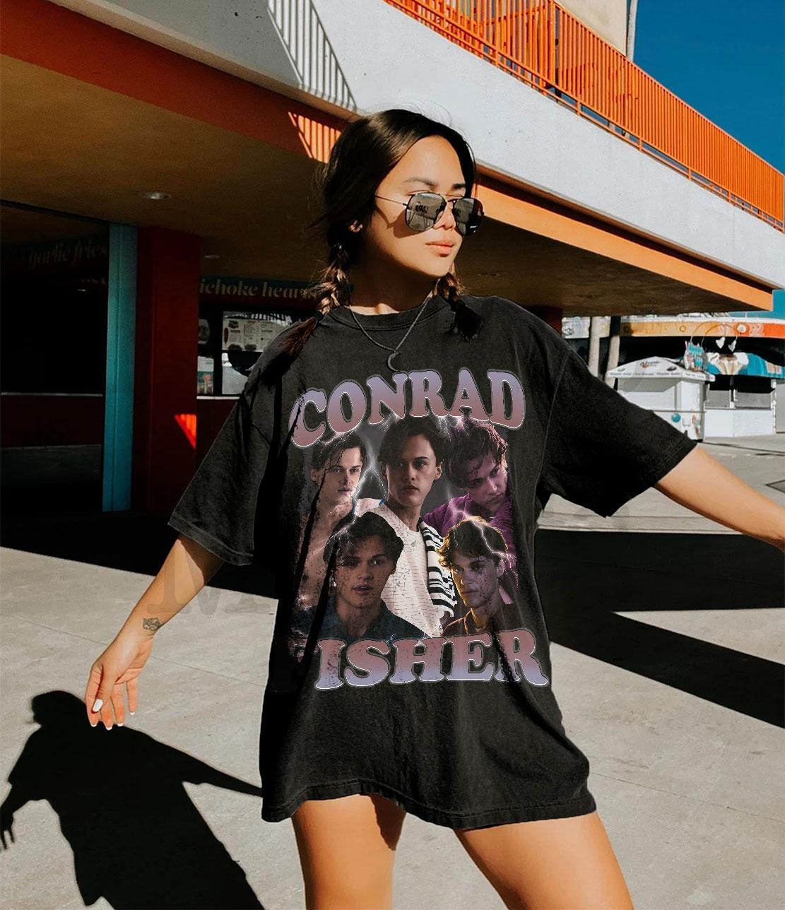 Vintage Conrad Fisher Shirt – Team Conrad Tee – Retro Summer Romance Top – Girl’s Dinner Graphic Shirt