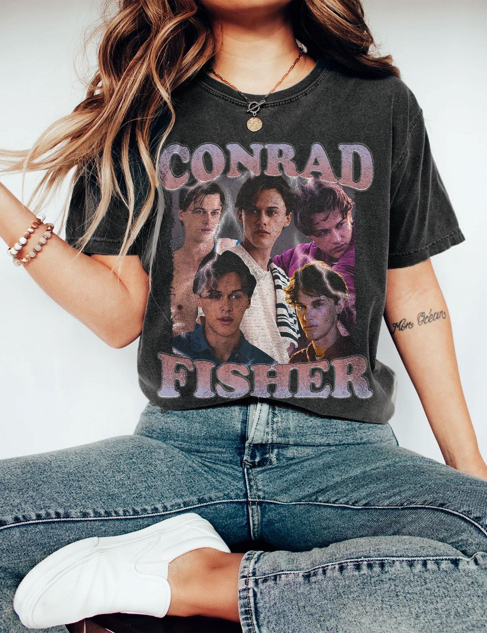 Vintage Conrad Fisher Shirt – Team Conrad Tee – Retro Summer Romance Top – Girl’s Dinner Graphic Shirt