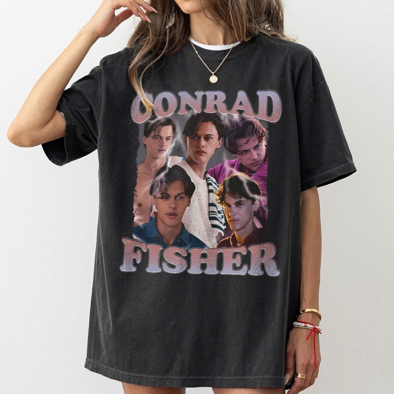 Vintage Conrad Fisher Shirt – Team Conrad Tee – Retro Summer Romance Top – Girl’s Dinner Graphic Shirt