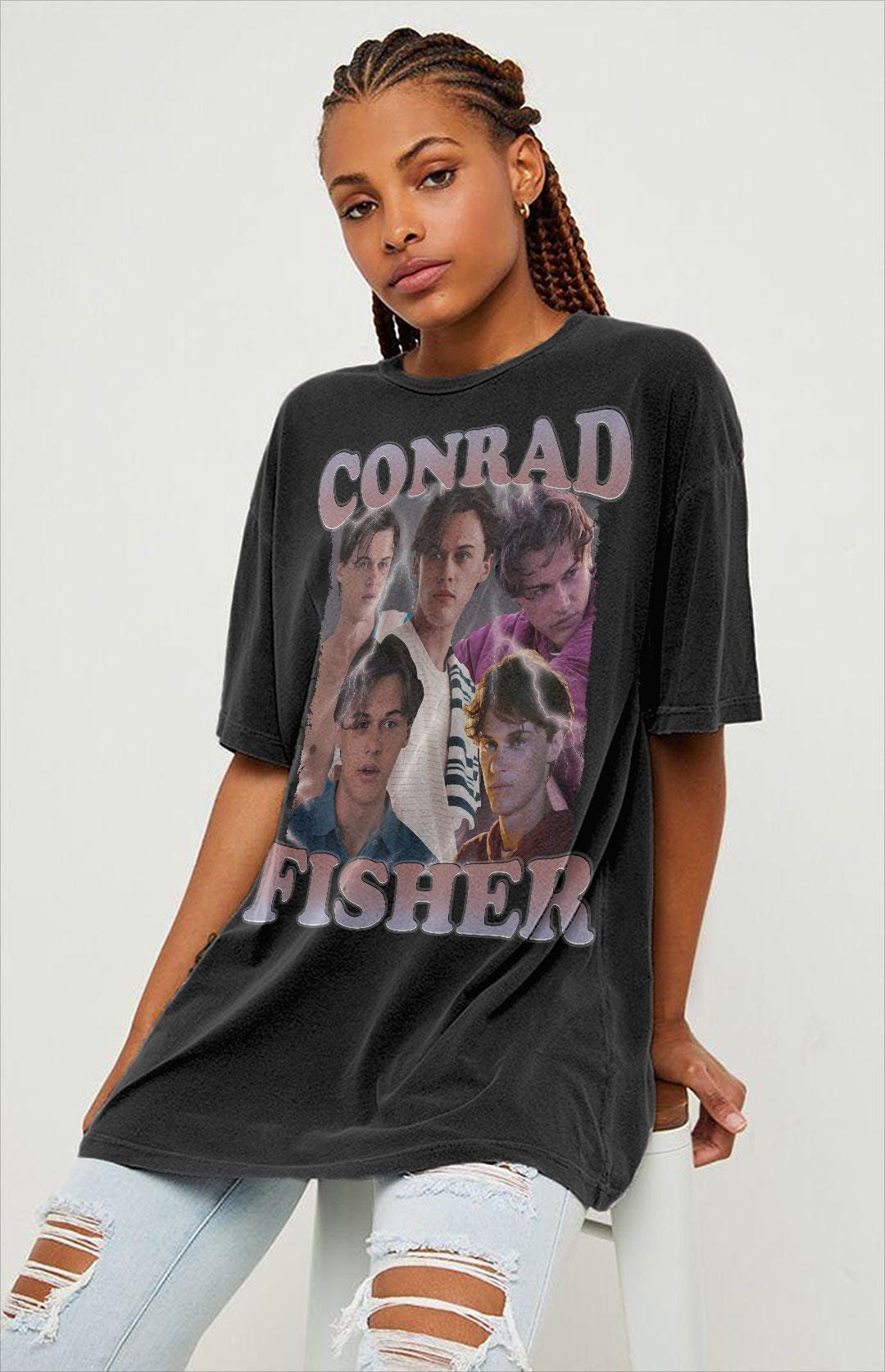 Vintage Conrad Fisher Shirt – Team Conrad Tee – Retro Summer Romance Top – Girl’s Dinner Graphic Shirt