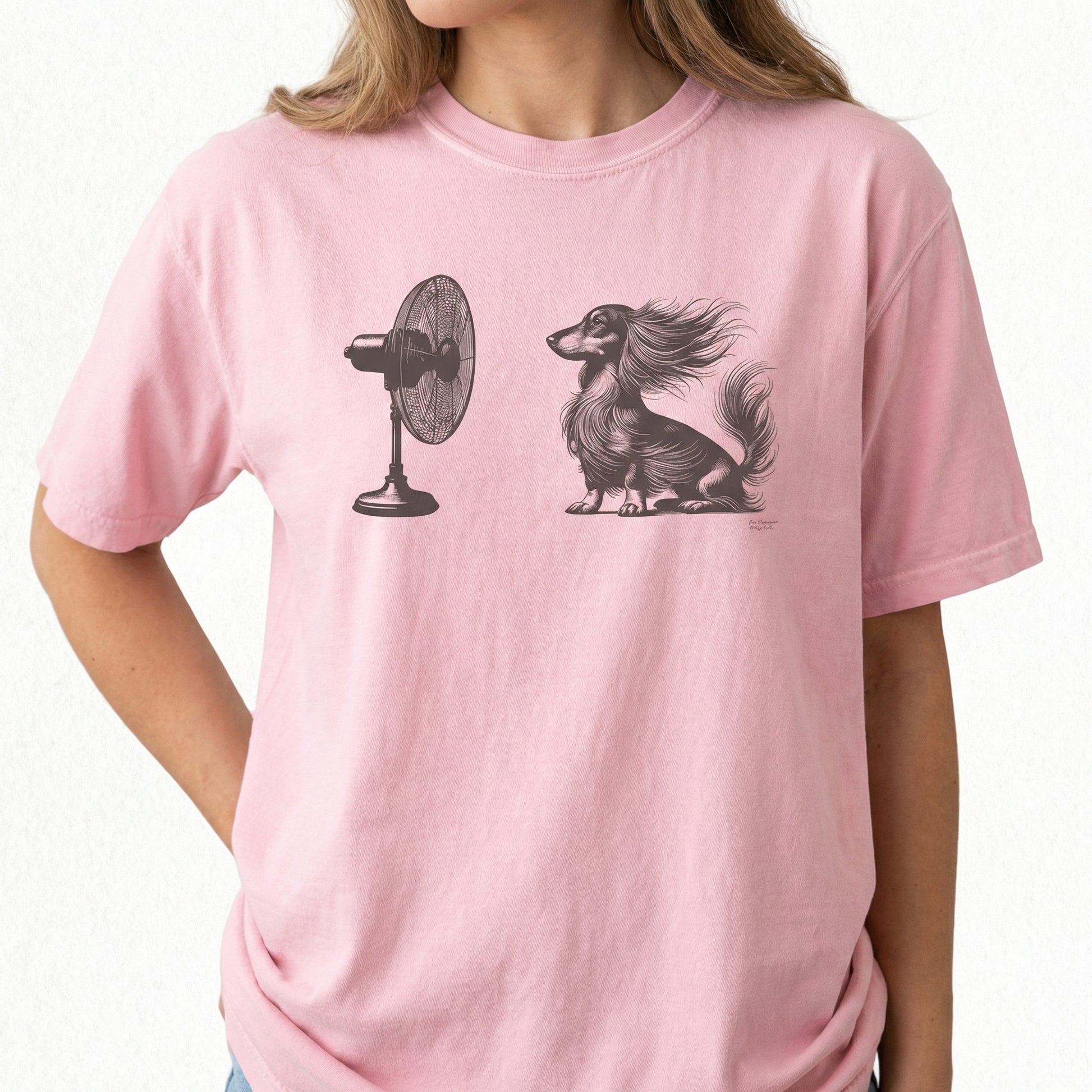 Vintage Dachshund Windy Dog T-Shirt – Funny Wiener Dog Graphic Tee