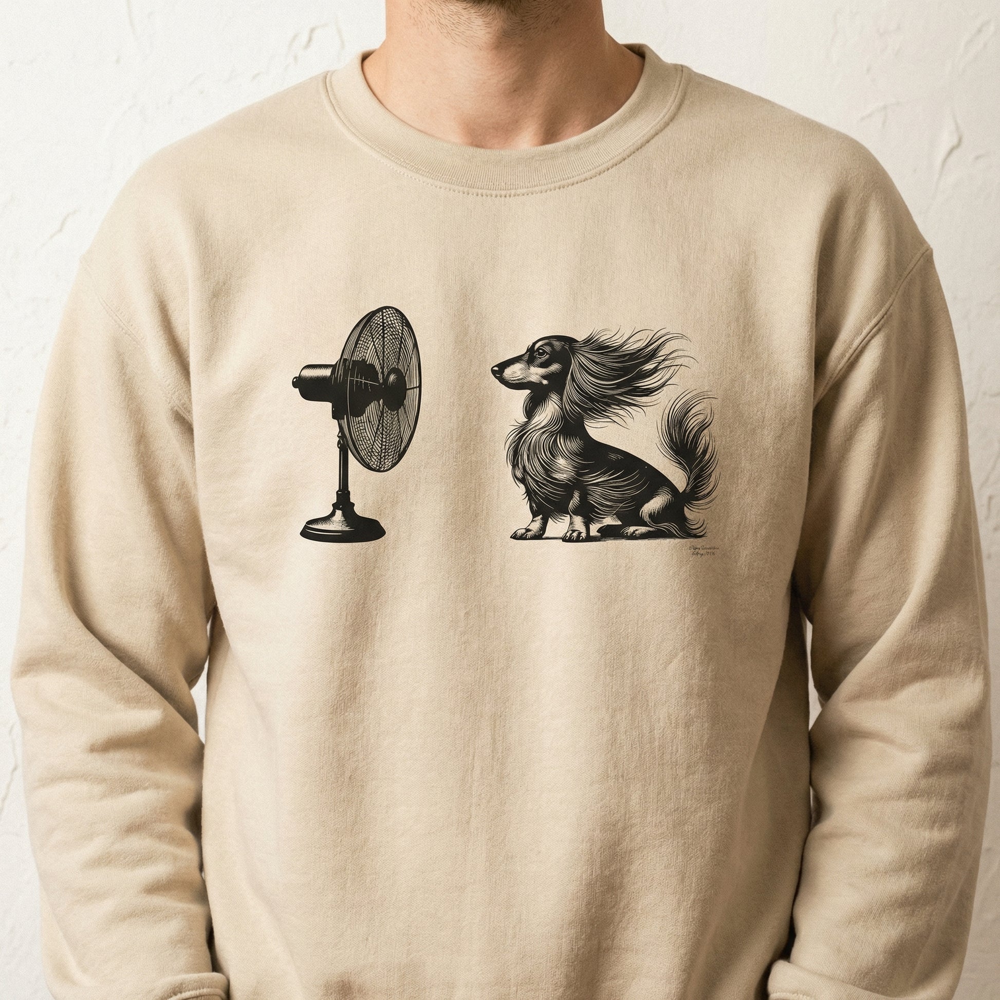 Vintage Dachshund Windy Dog T-Shirt – Funny Wiener Dog Graphic Tee