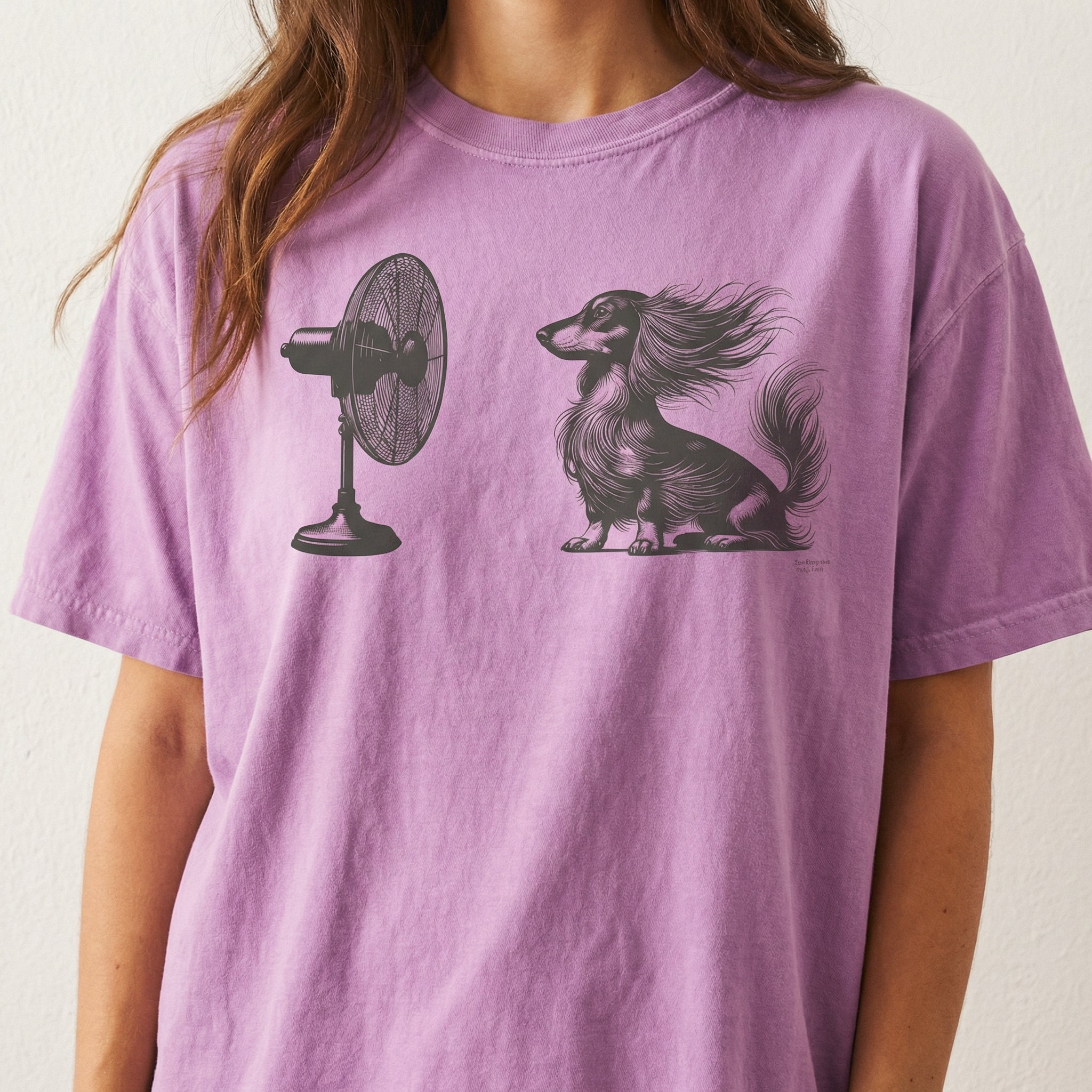 Vintage Dachshund Windy Dog T-Shirt – Funny Wiener Dog Graphic Tee