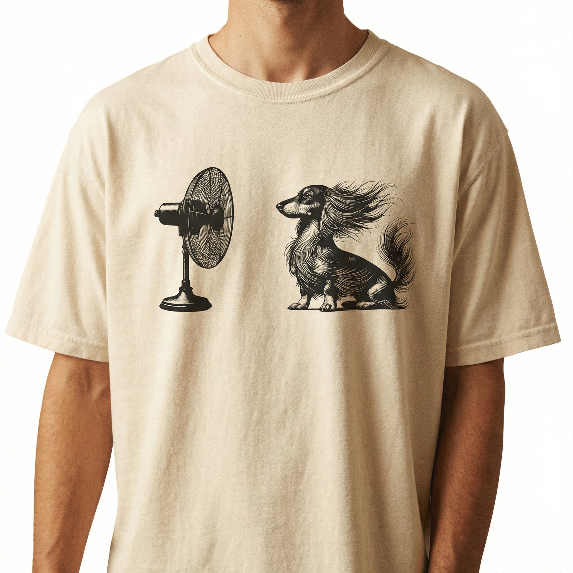 Vintage Dachshund Windy Dog T-Shirt – Funny Wiener Dog Graphic Tee