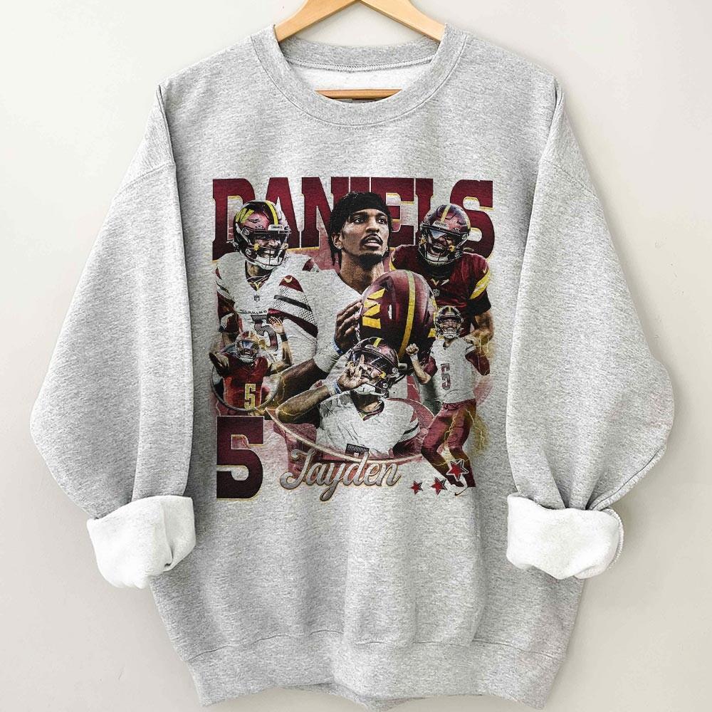 Daniel Vintage Bootleg 90s Football T-Shirt – Washington Retro Game Day Fan Tee