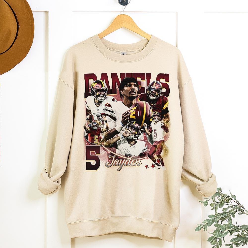 Daniel Vintage Bootleg 90s Football T-Shirt – Washington Retro Game Day Fan Tee