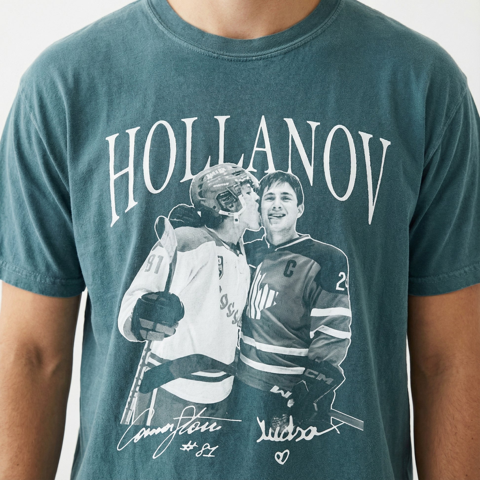 Vintage Drama Hudson x Connor Aesthetic Graphic T-Shirt – Retro Fandom Inspired Tee