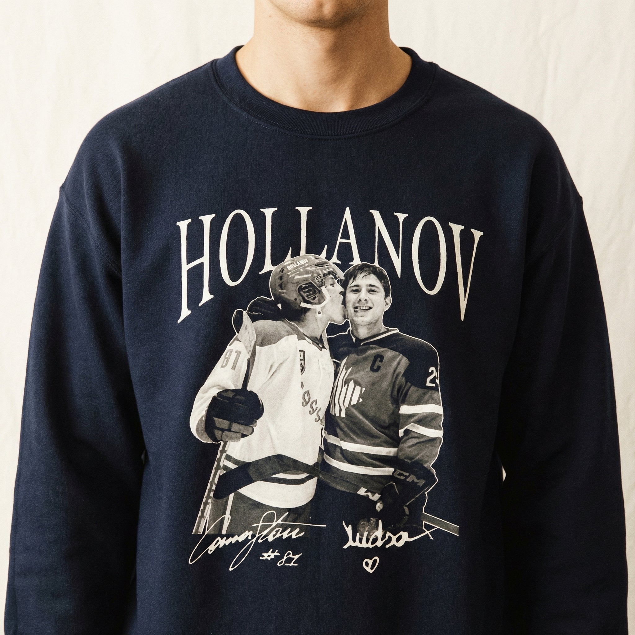 Vintage Drama Hudson x Connor Aesthetic Graphic T-Shirt – Retro Fandom Inspired Tee