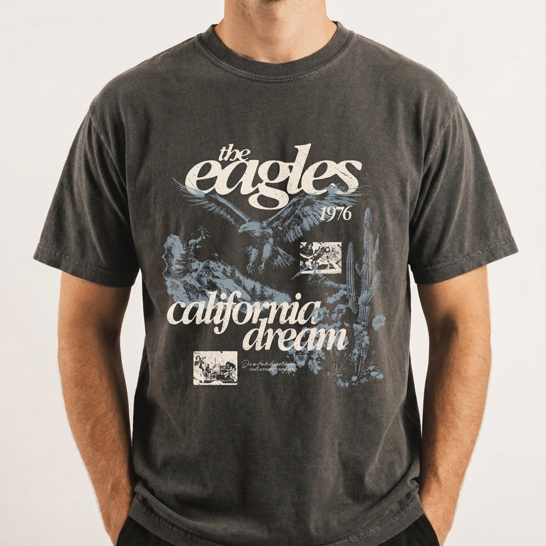 Vintage Eagle Graphic Tee – Aesthetic Retro Screenprint T-Shirt